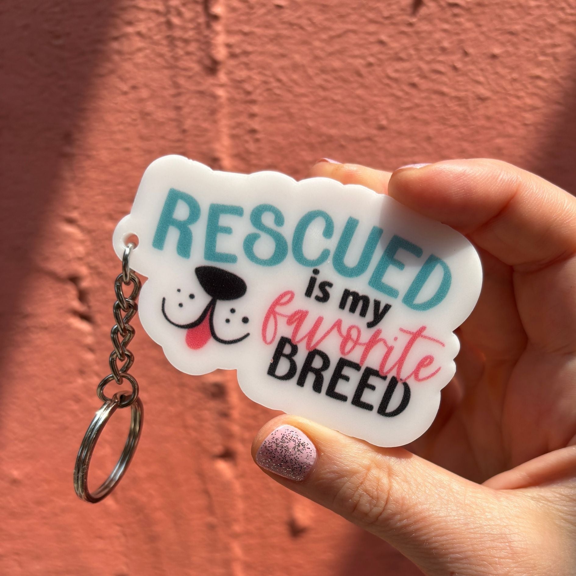 Dog-Themed Acrylic Keychains | 5 Style Options | Rescue Favorite Breed, I Woof You & Puppy Lover-Faithworks-The Bullish Store