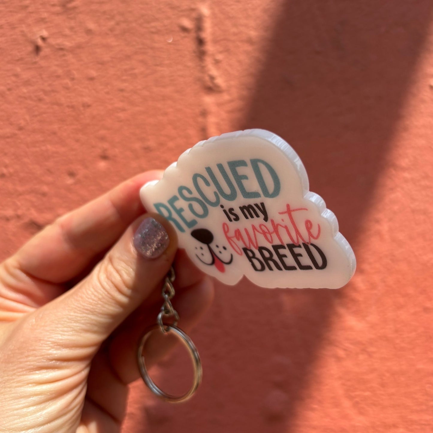 Dog-Themed Acrylic Keychains | 5 Style Options | Rescue Favorite Breed, I Woof You & Puppy Lover-Faithworks-The Bullish Store