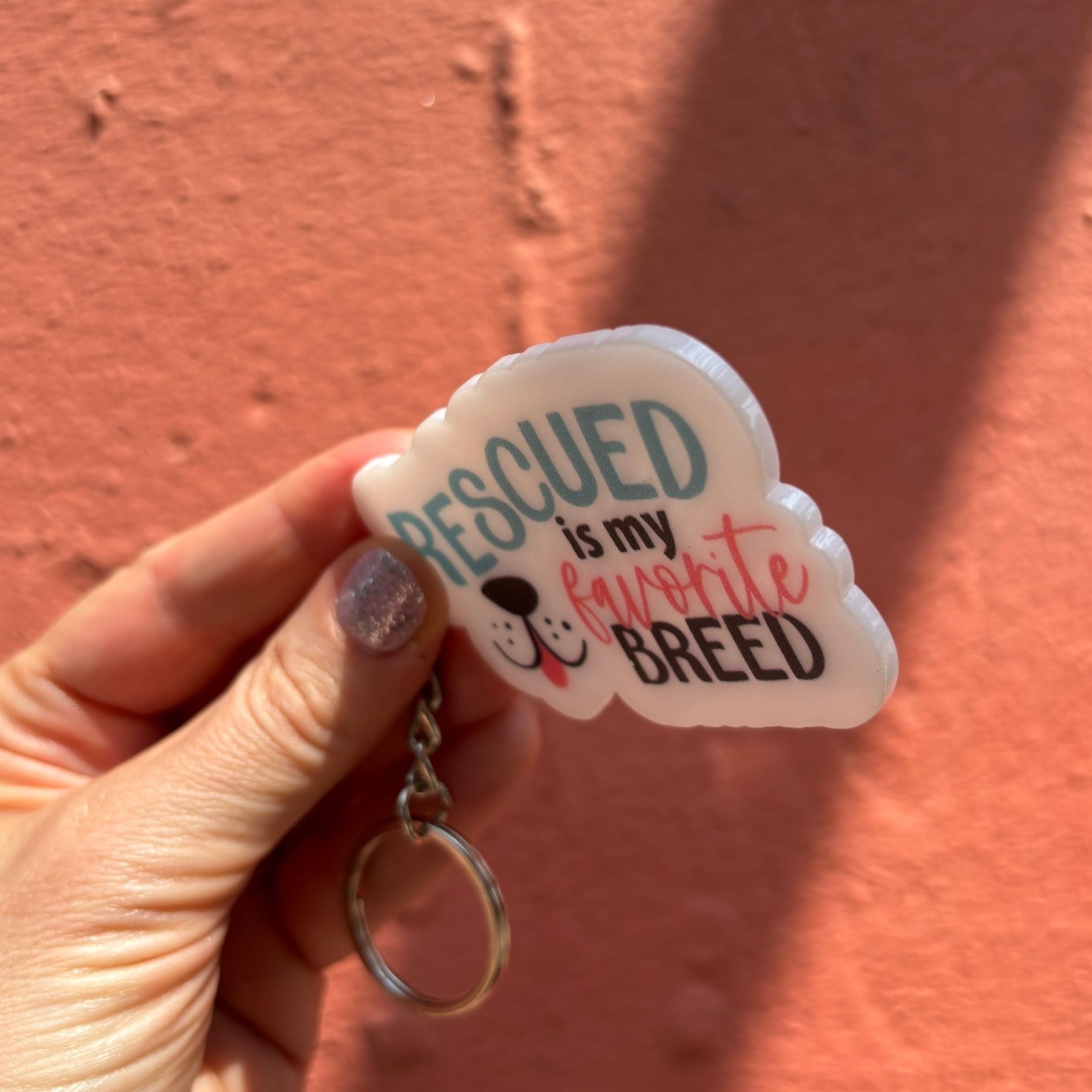 Dog-Themed Acrylic Keychains | 5 Style Options | Rescue Favorite Breed, I Woof You & Puppy Lover-Faithworks-The Bullish Store