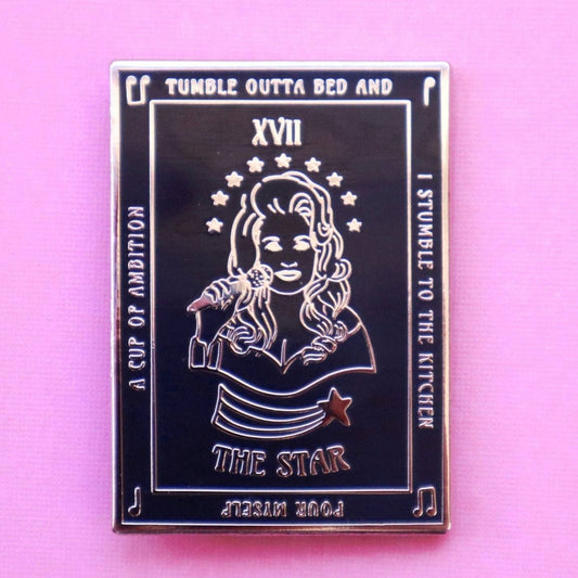Dolly Parton "The Star" Tarot Pin | Singer Inspired Major Arcana Enamel Pin