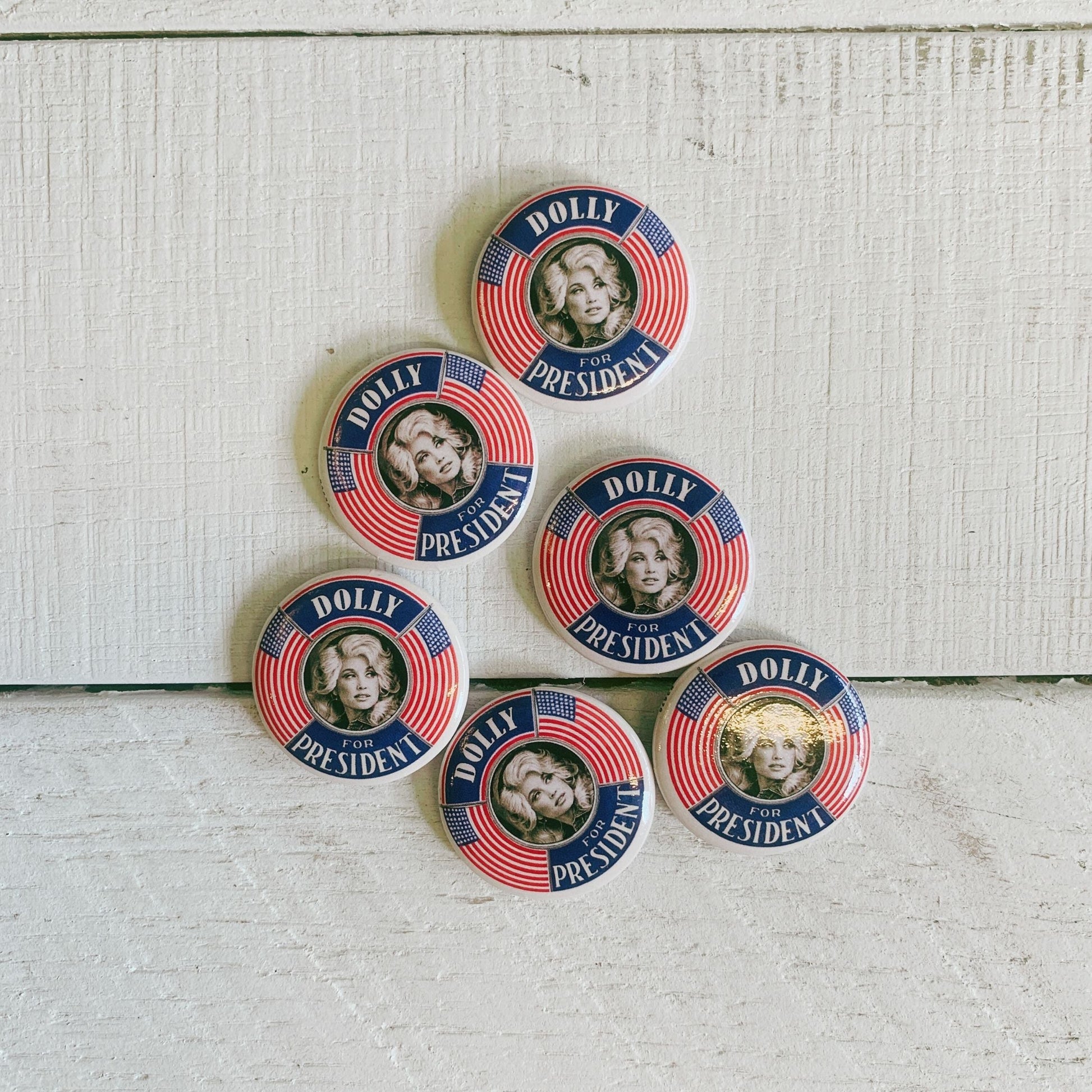 Dolly for President Pinback Button | 1.3"