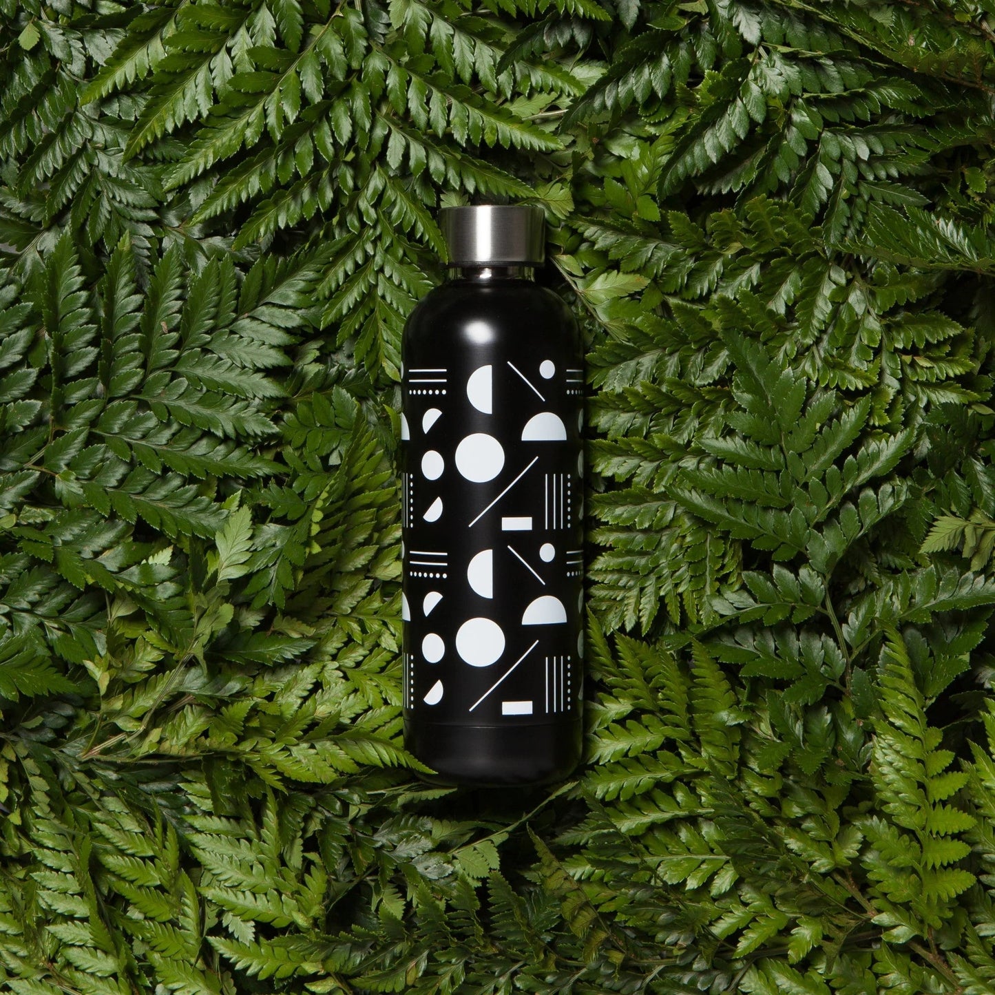 Domino Stainless Steel Water Bottle | Double Walled Reusable Drinkware | 17oz | Gift for Her