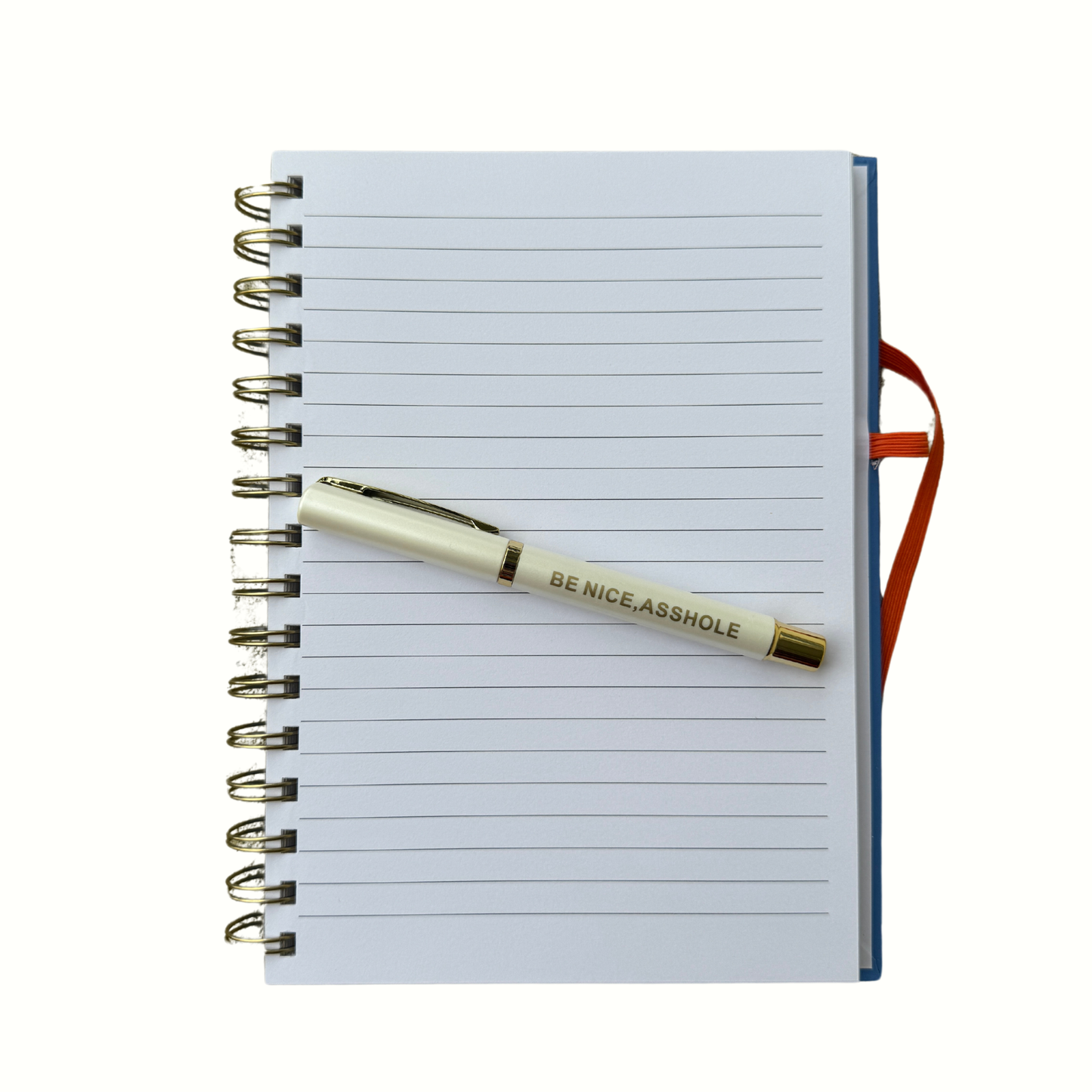 Don’t Be a Dick Journal with Matching Pen | Funny Retro Hardcover Notebook Gift