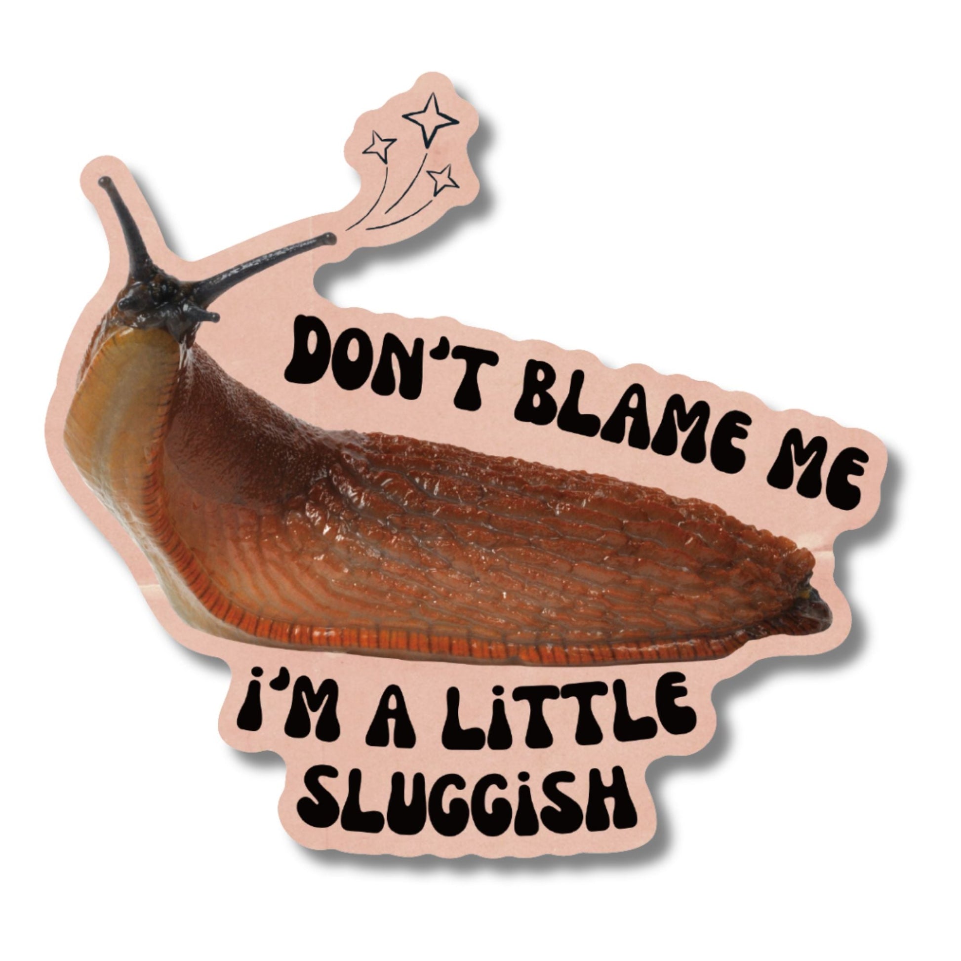 Don't Blame Me I'm a Little Sluggish Sticker | Vinyl Die Cut Decal