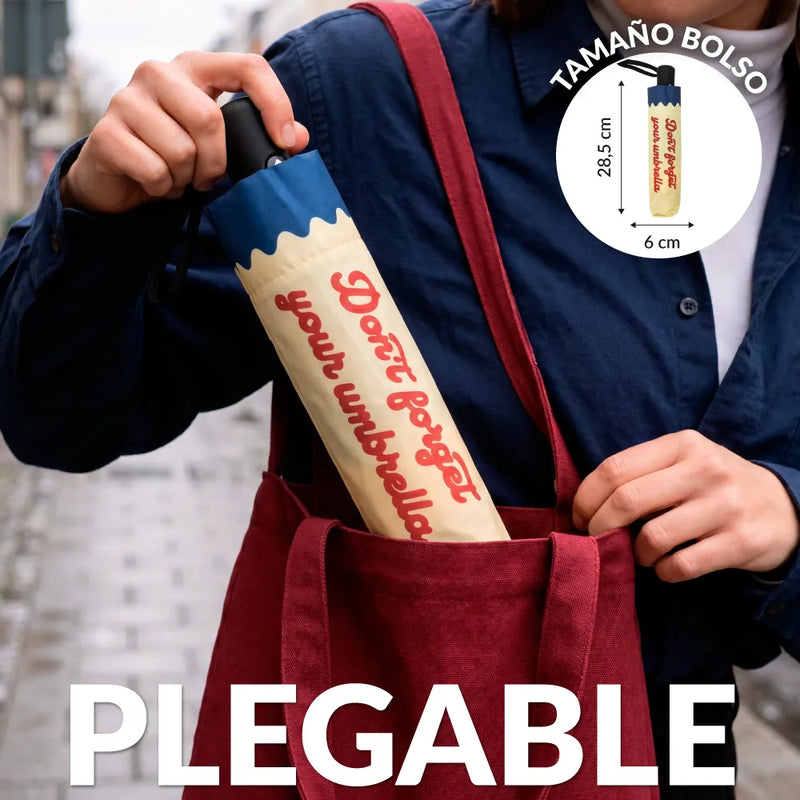 Don't Forget Your Umbrella Foldable Umbrella-Fisura-The Bullish Store