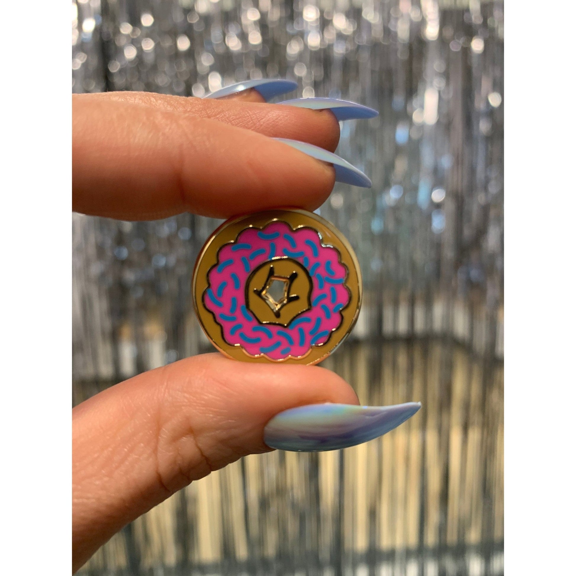 Donut Know What I Would Do Enamel Pin on Gift Card