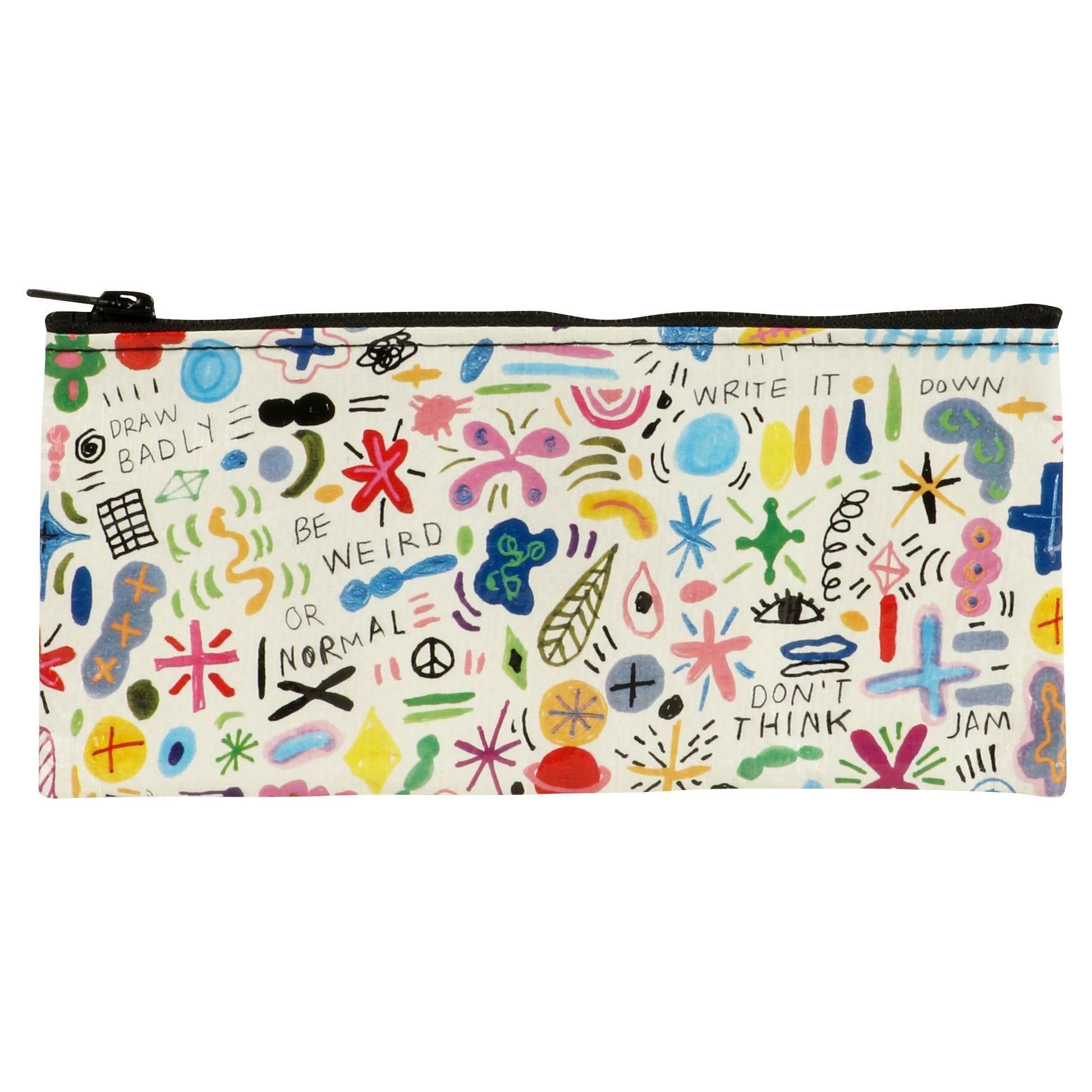 Doodle Party Pencil Case | 4.25" x 8.5" | BlueQ at GetBullish