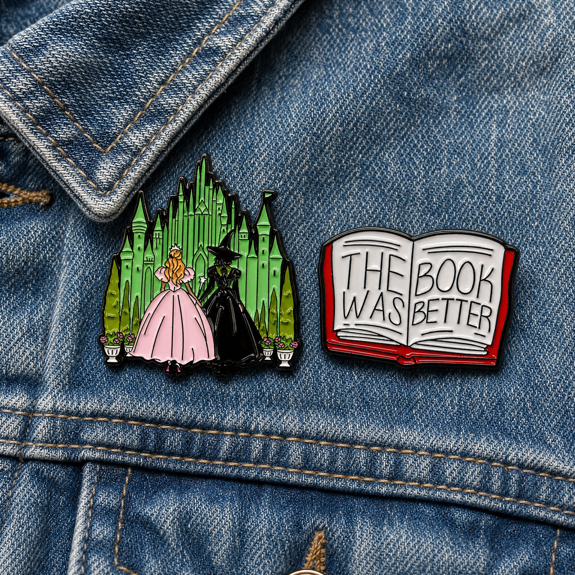 Dorothy in Wonderland Enamel Pin