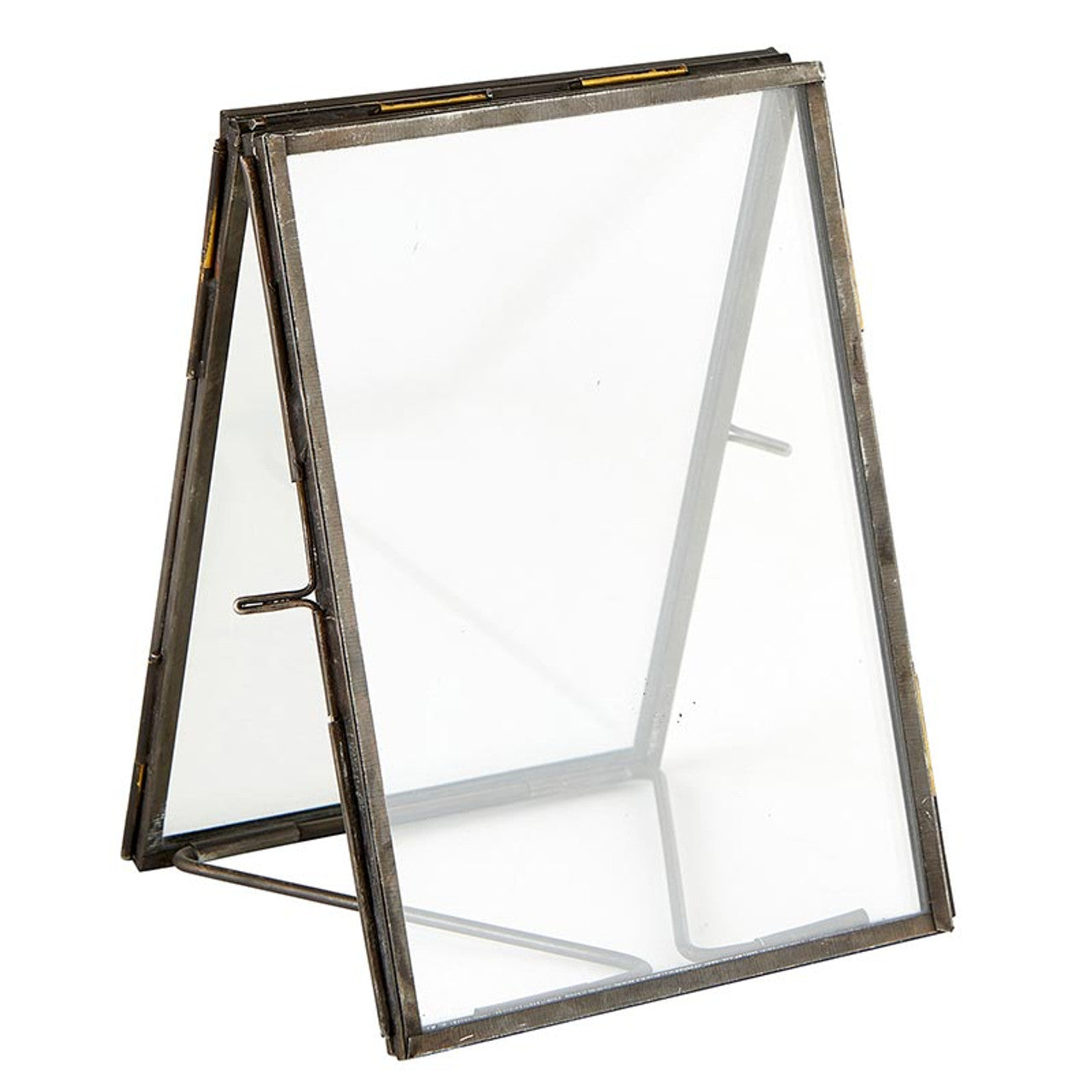 Double Picture Metal Frame | Multipurpose Rustic Photo Holder | 5" x 7"