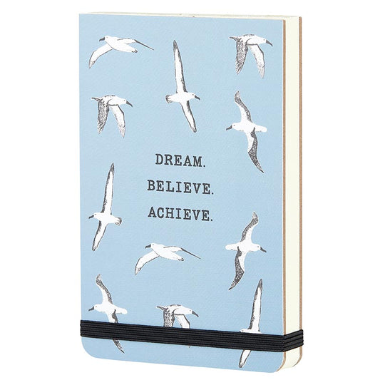 Dream Believe Achieve Coptic Hardcover Notepad | 3.5" x 5.5"