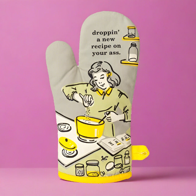 Droppin' a New Recipe on Your Ass Oven Oven Mitt | Kitchen Thermal Single Pot Holder