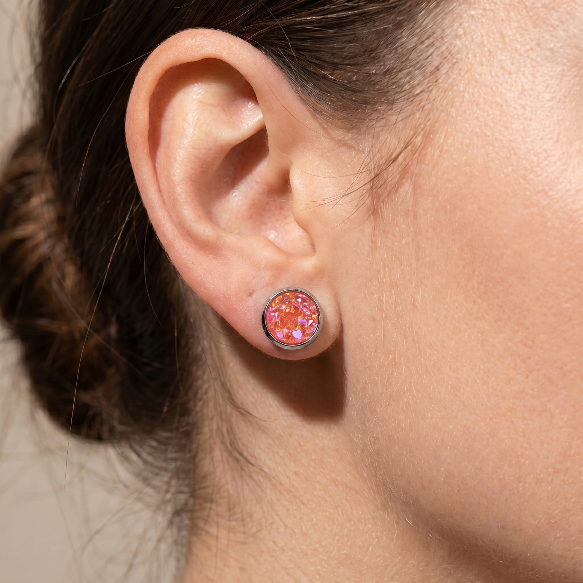 Druzy Stud Earrings | Crystal Sparkle Studs in 4 Colors