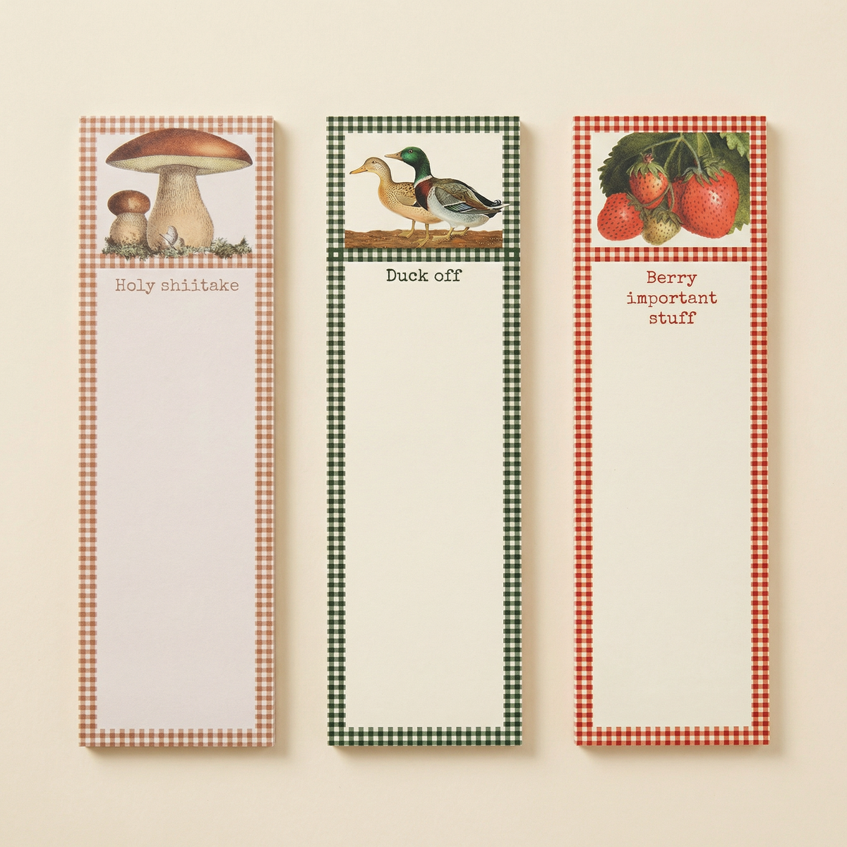 Duck Off List Notepad | 9.5" x 2.75" | Holds to Fridge with Strong Magnet