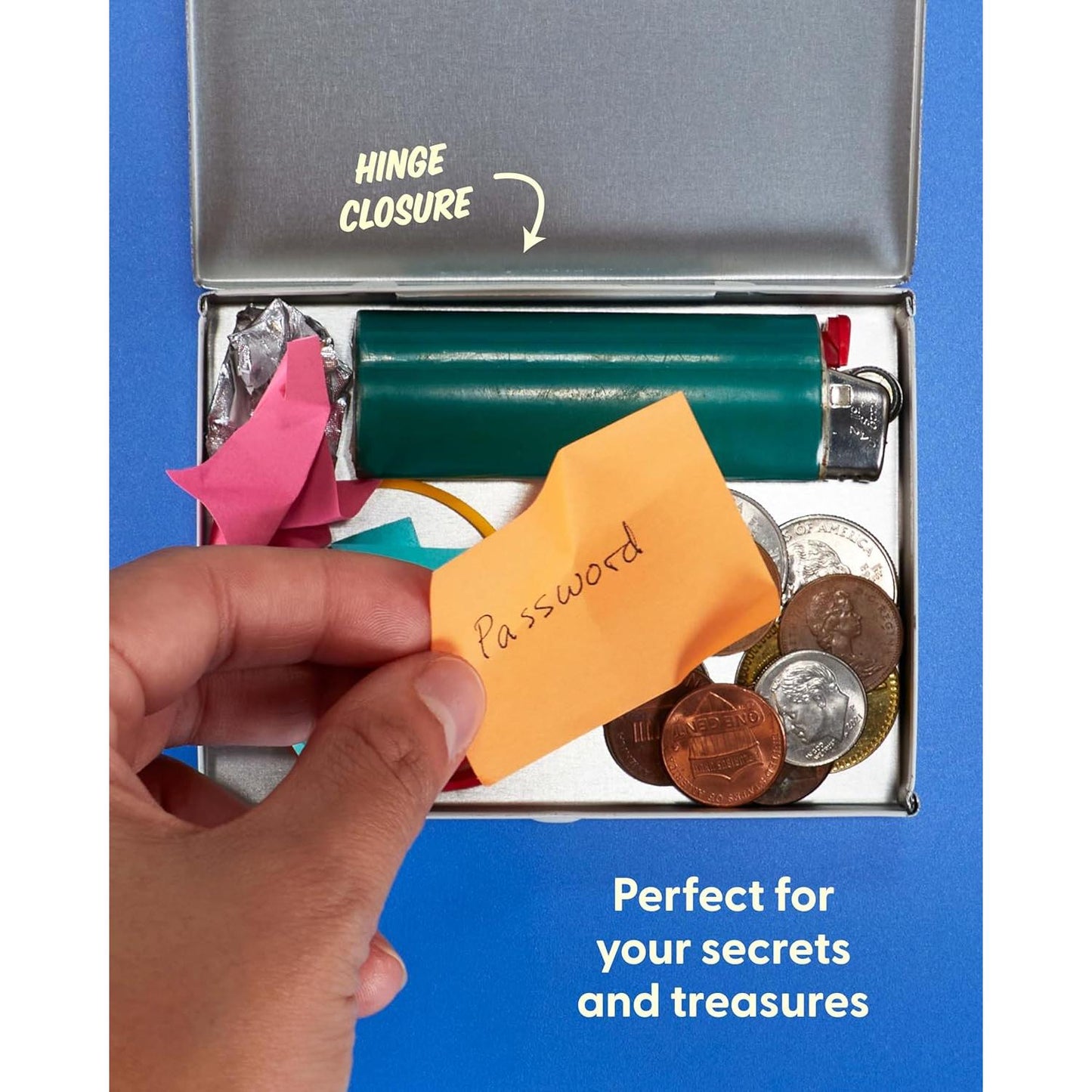 Dumb Shit Men Have Told Me Pocket Box | Small Tin Case | 4.25" X 0.75" | BlueQ at GetBullish