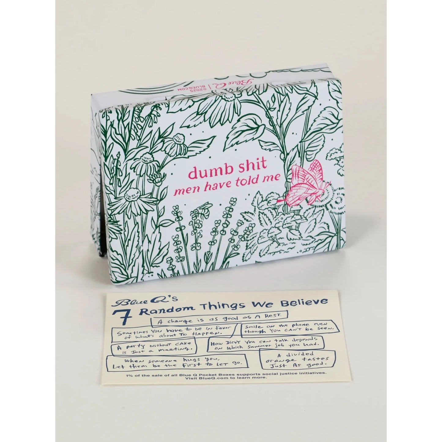 Dumb Shit Men Have Told Me Pocket Box | Small Tin Case | 4.25" X 0.75" | BlueQ at GetBullish