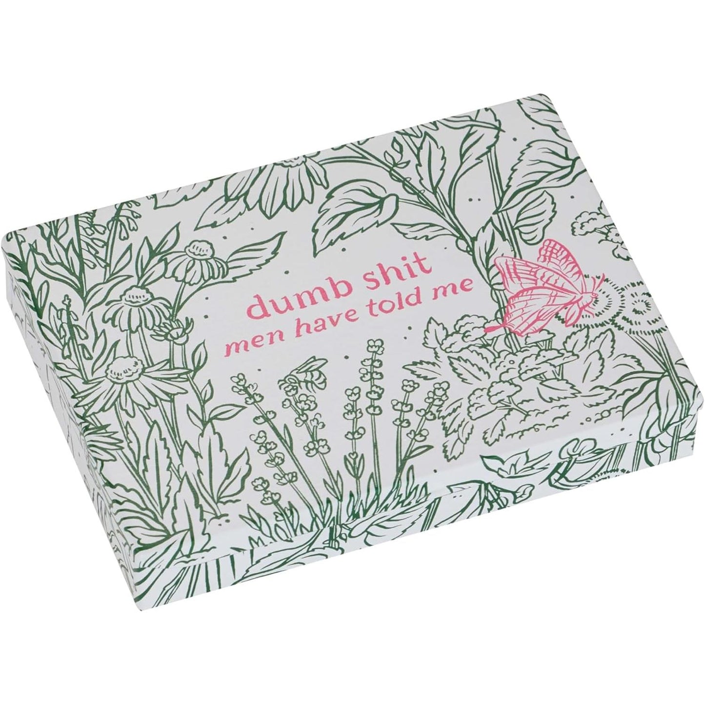 Dumb Shit Men Have Told Me Pocket Box | Small Tin Case | 4.25" X 0.75" | BlueQ at GetBullish