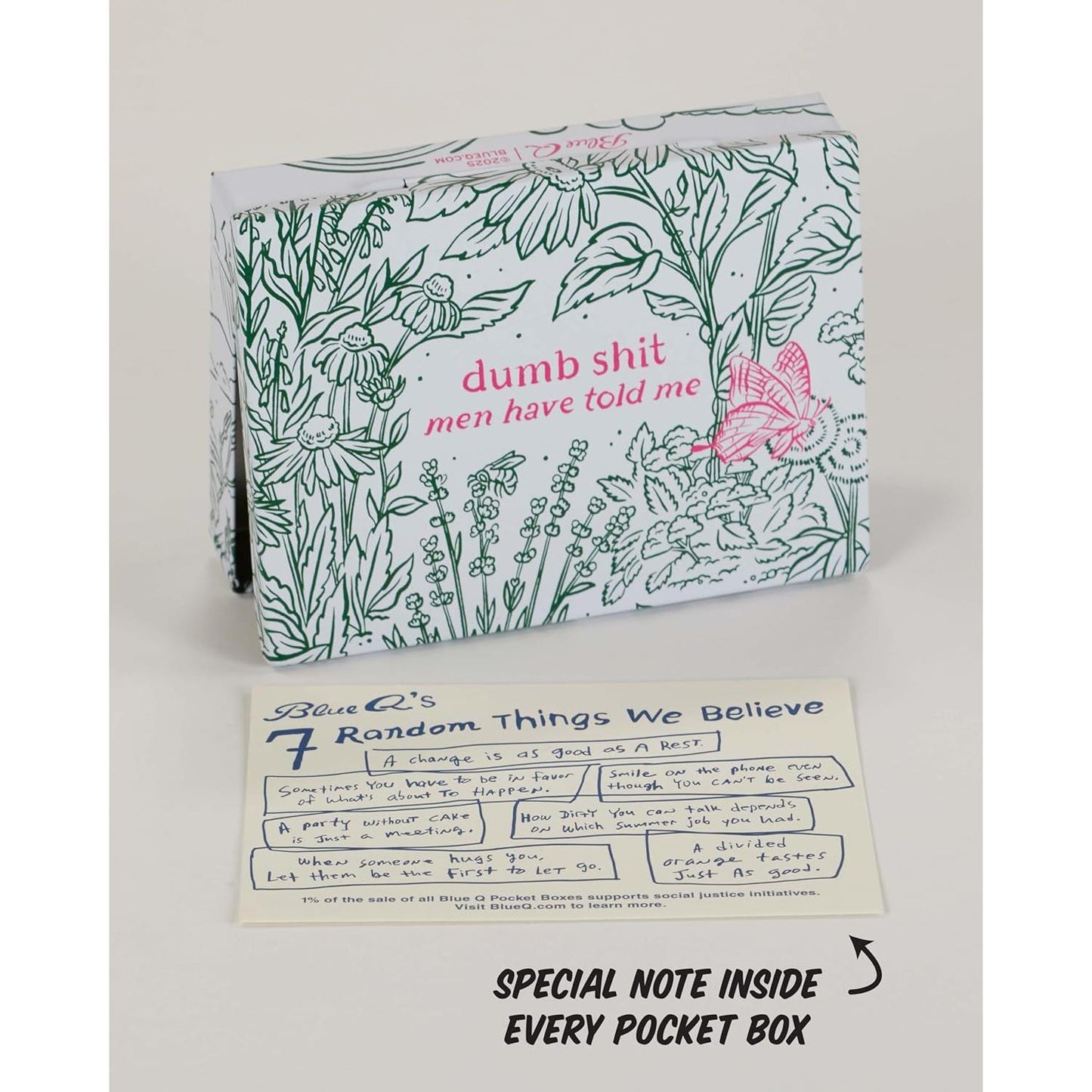 Dumb Shit Men Have Told Me Pocket Box | Small Tin Case | 4.25" X 0.75" | BlueQ at GetBullish