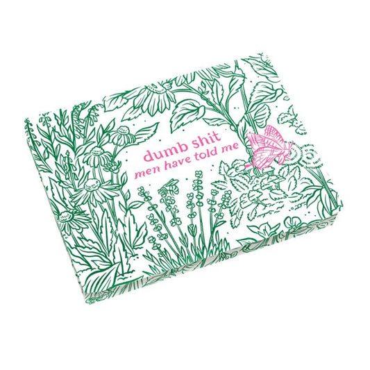 Dumb Shit Men Have Told Me Pocket Box | Small Tin Case | 4.25" X 0.75" | BlueQ at GetBullish