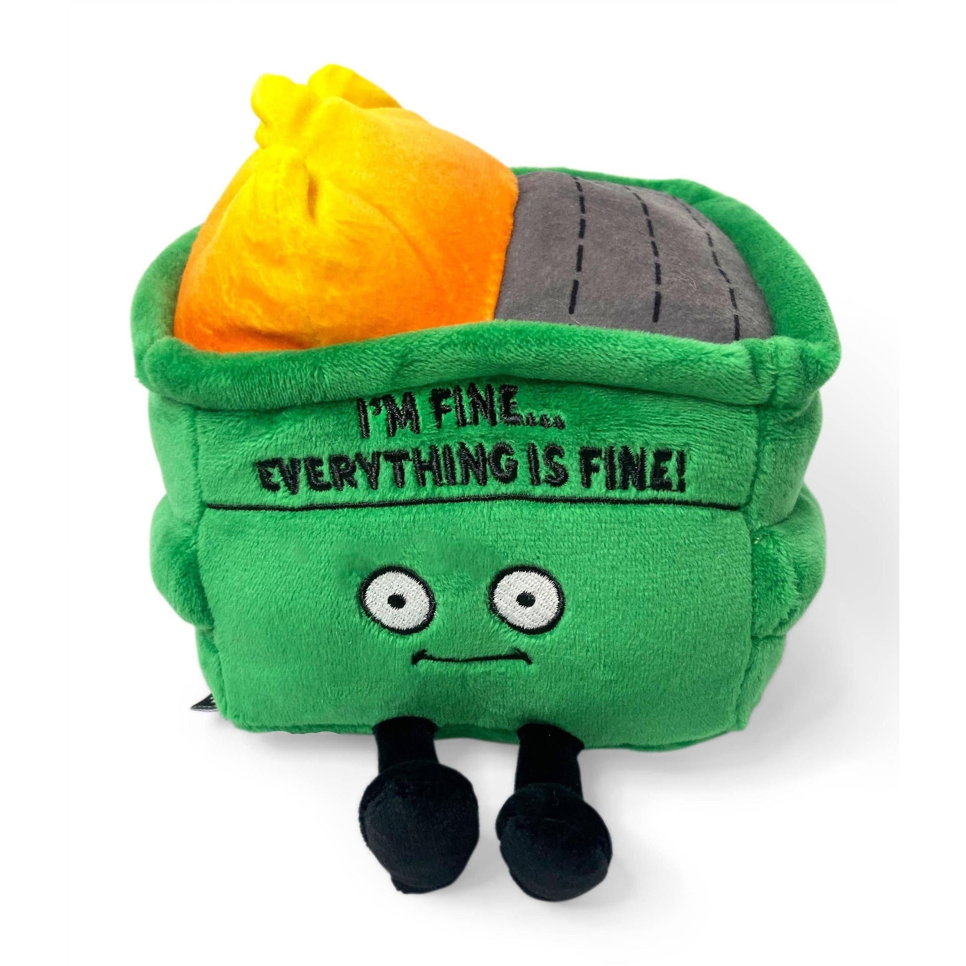 Dumpster Fire Plushie-Punchkins-The Bullish Store