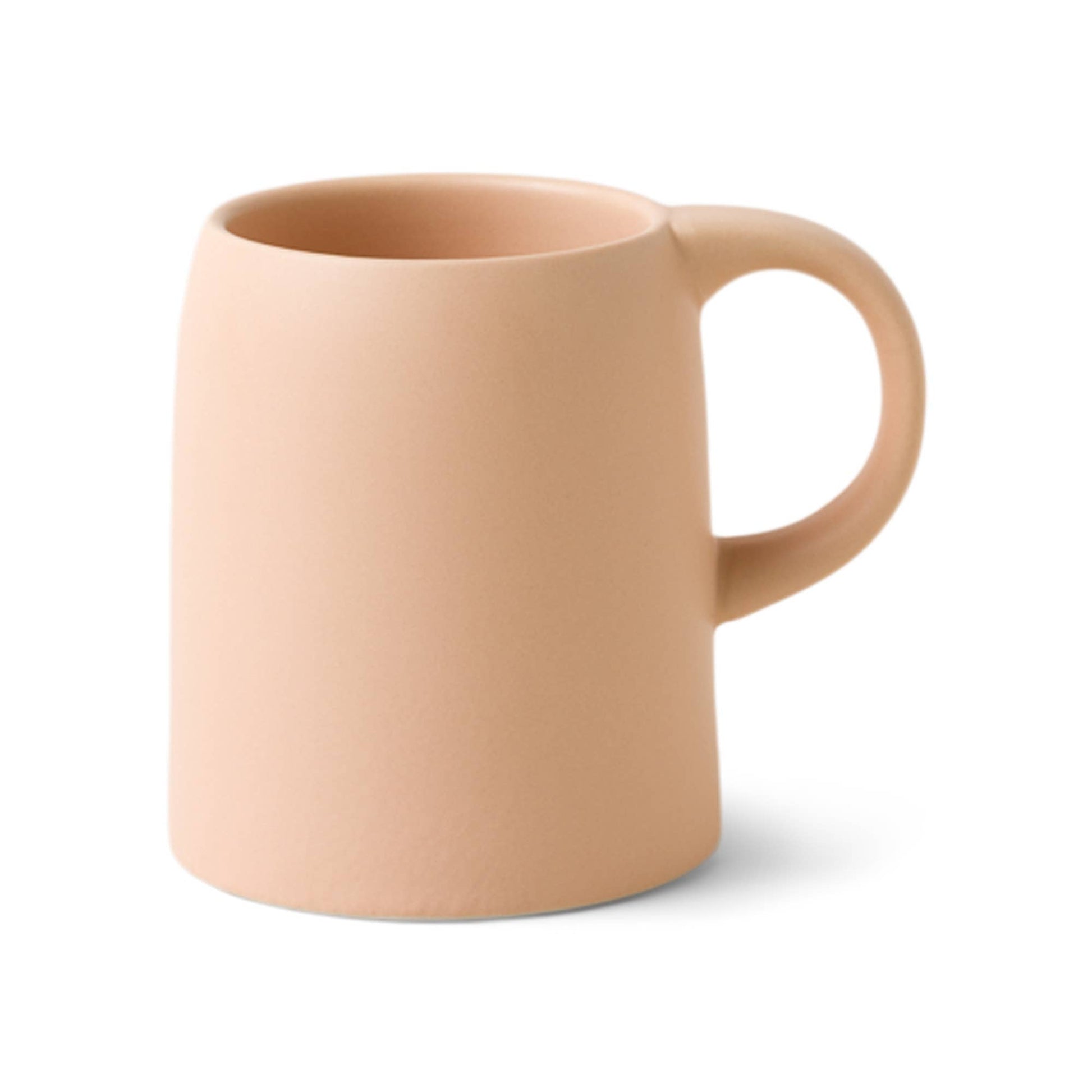 Dusty Tan Blush Ceramic Tea Infuser Mug | 2-in-1 Tea Steeper Cup | 11 oz