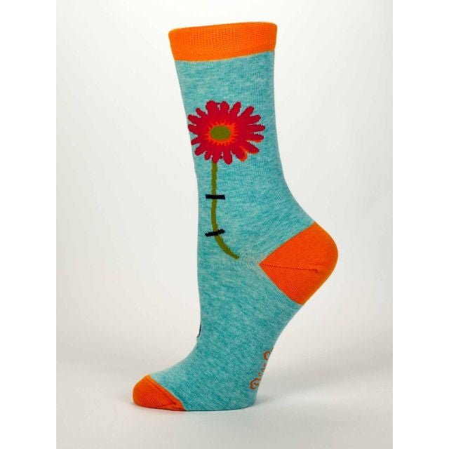 Easy to Squeeze Women's Quirky Crew Socks Featuring Illustrated Vise | BlueQ at GetBullish