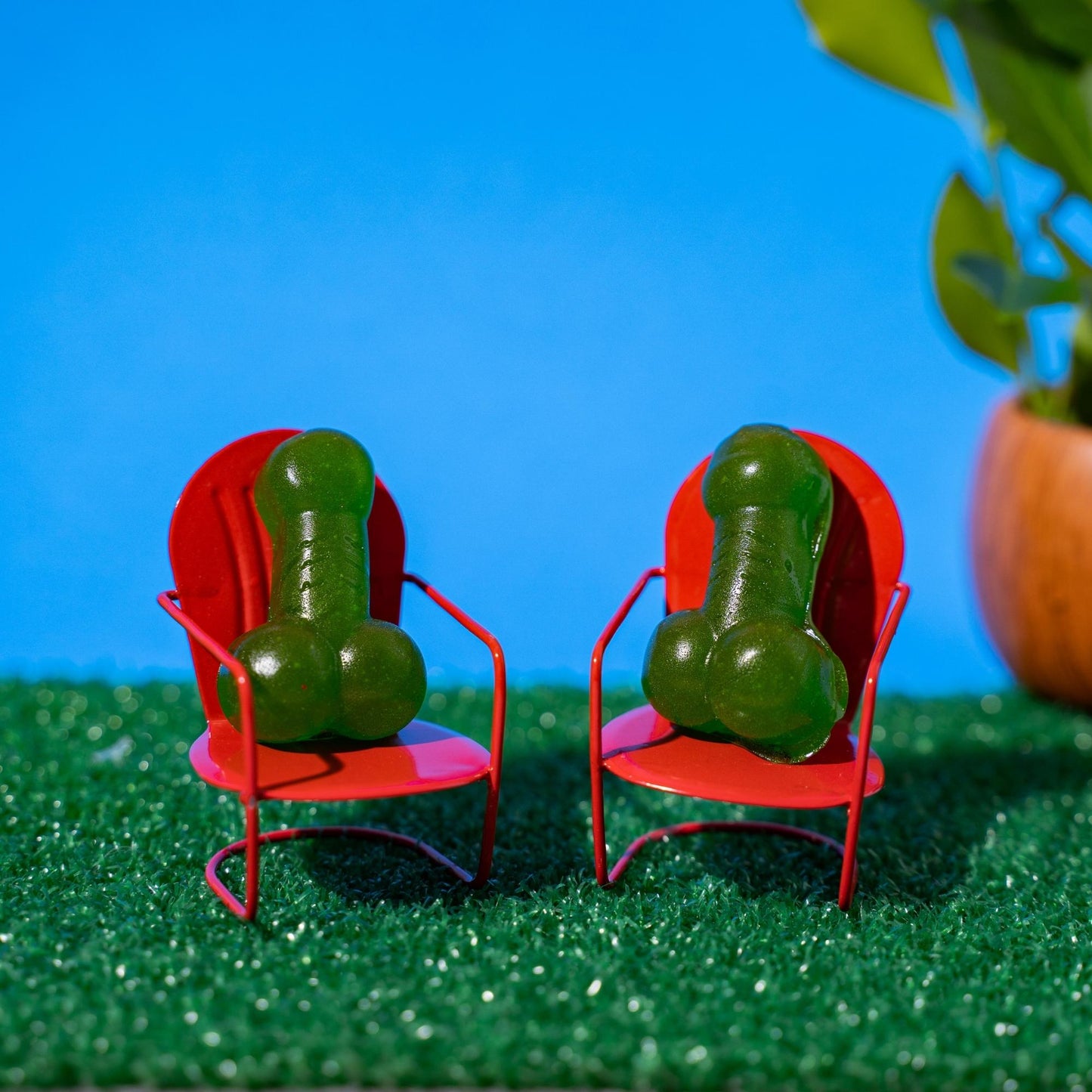 Merry Christmas Eat a Bag of Dicks Funny Holiday Gummy Candy Bag | Hilarious Gag Gift & Stocking Stuffer