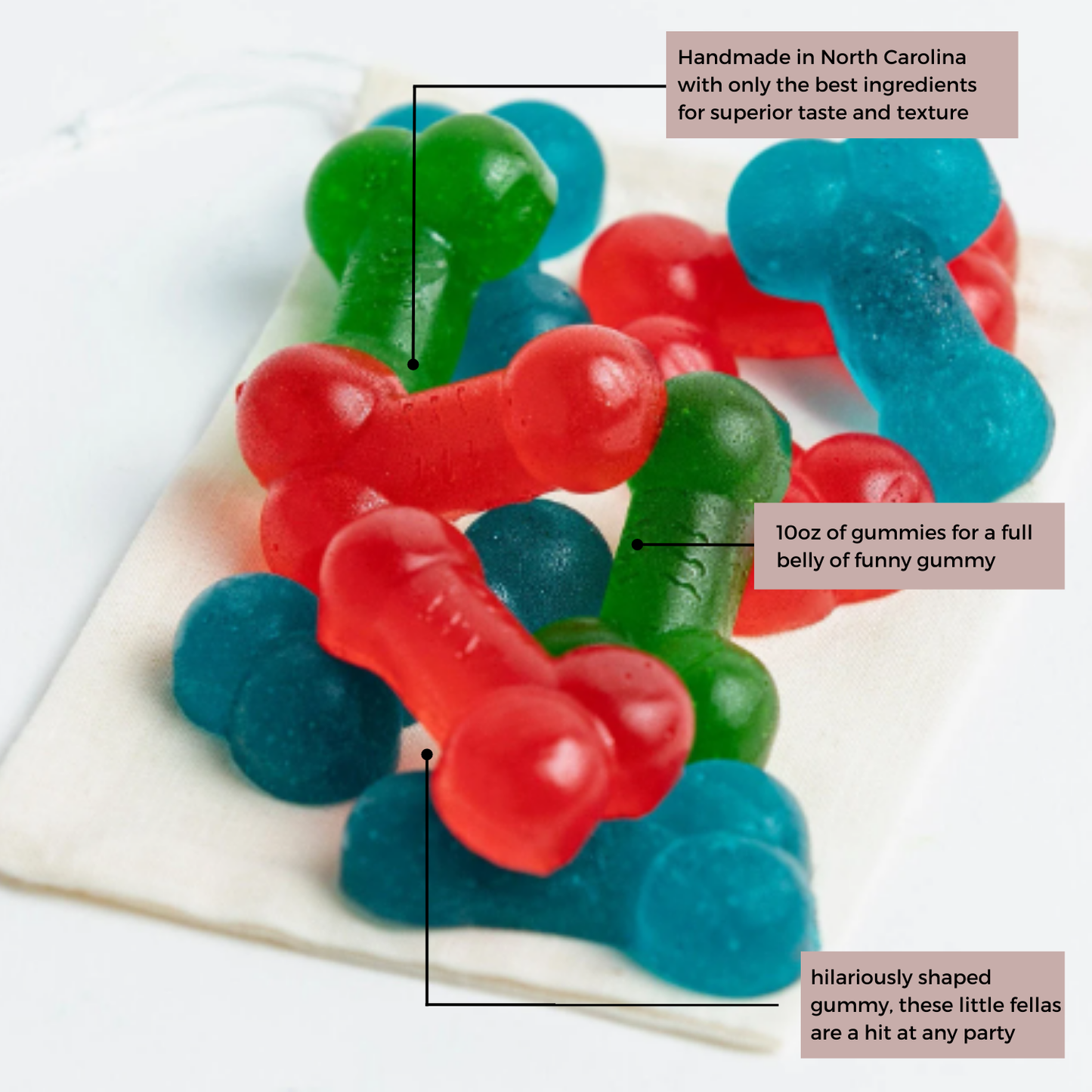 Eat a Bag of Dicks | Funny Gummy Candy Gift | Adult Novelty & Prank Gift