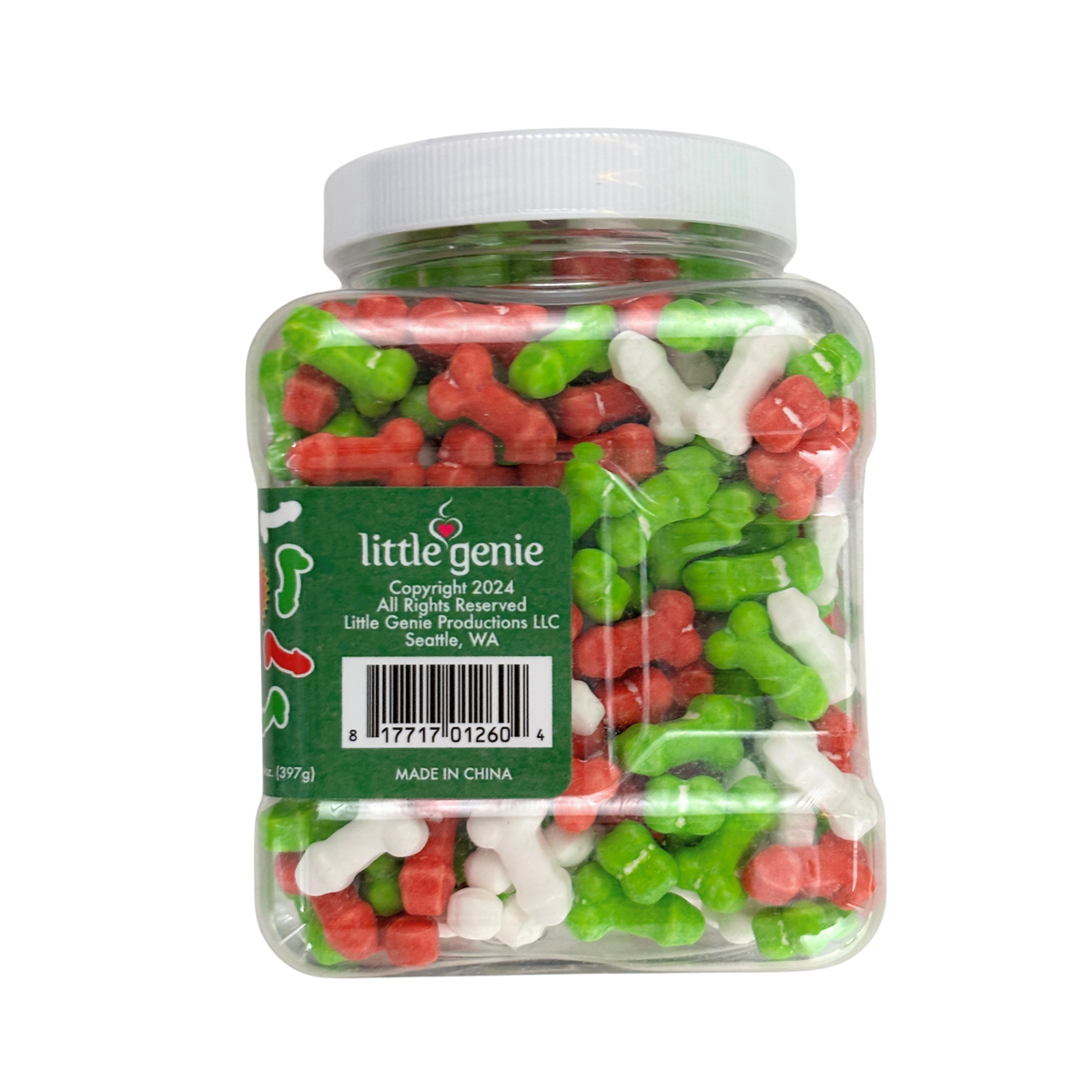 Eat a Jar of St. Nick’s Dicks Candy | Christmas Joke Gift-Little Genie Productions-The Bullish Store
