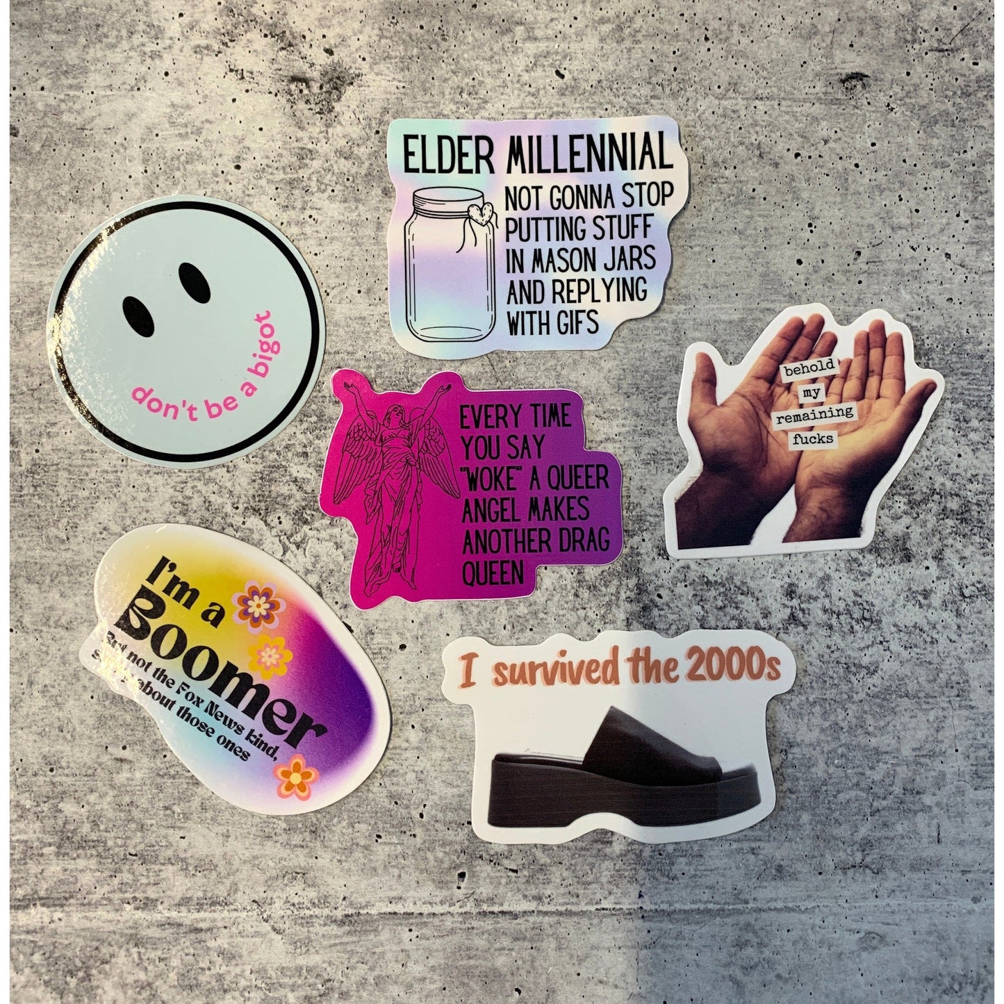 Elder Millennial Sticker The Bullish Store