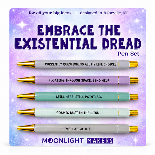 Embrace the Existential Dread Pen Set | 5-Pen Set