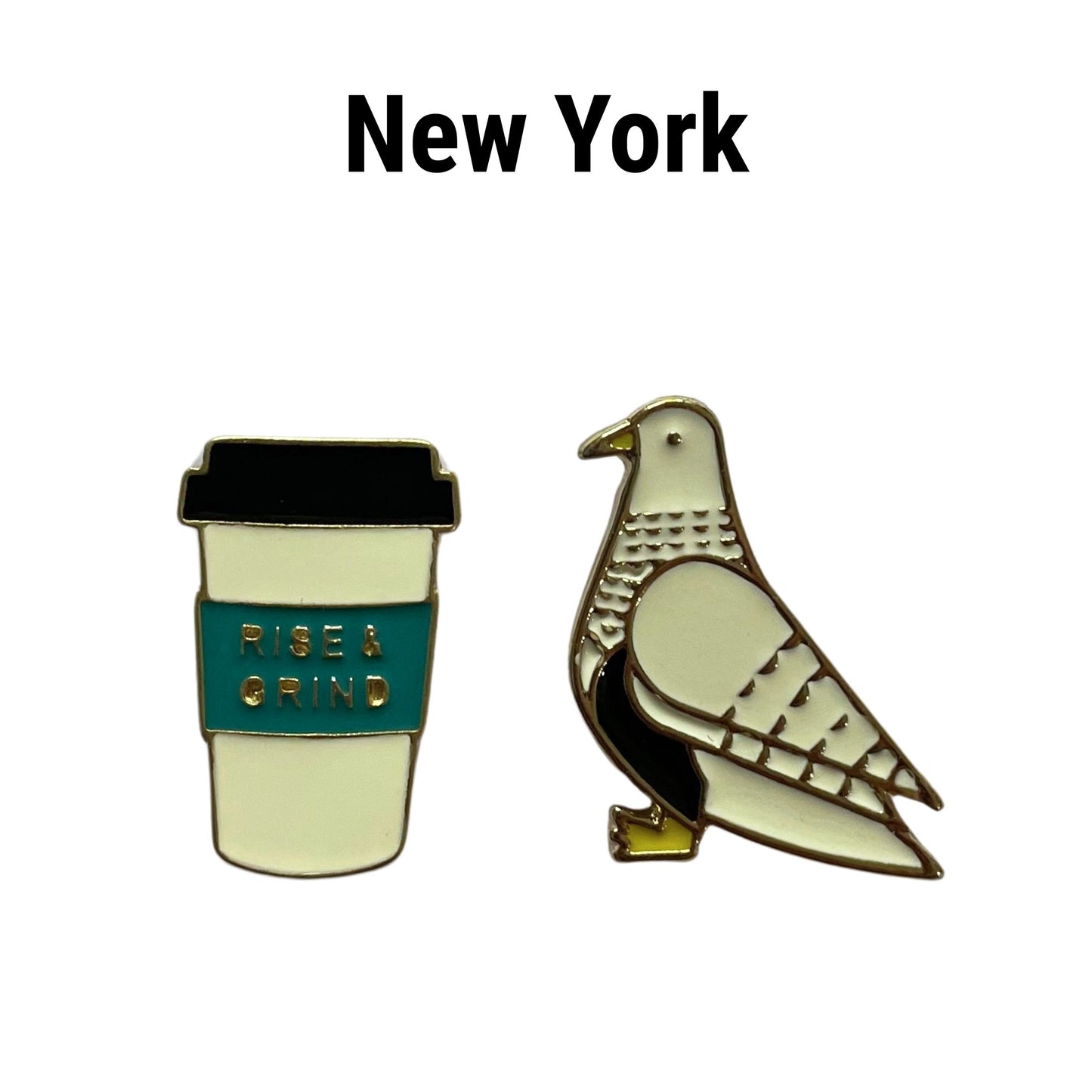 Enamel Pin Sets | Fun Pins Carded for Gifting