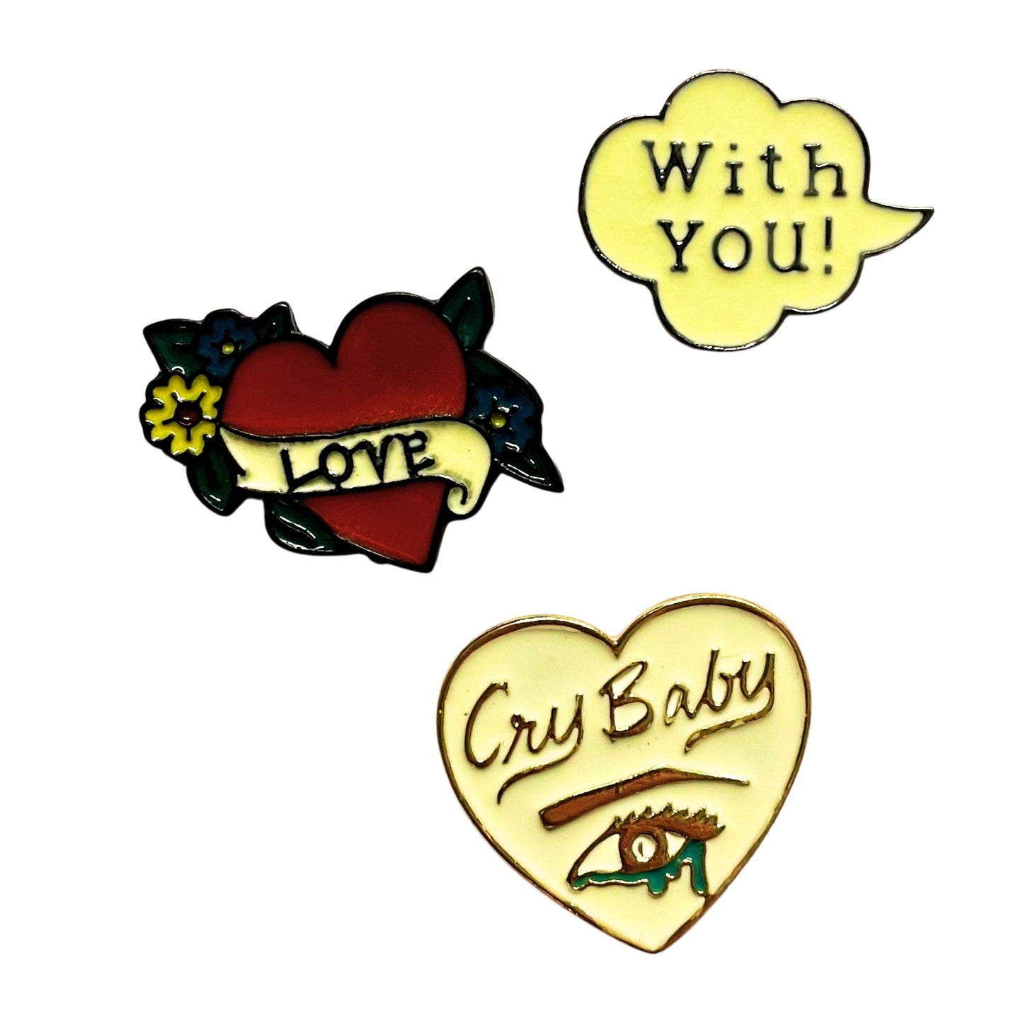 Enamel Pin Sets | Fun Pins Carded for Gifting
