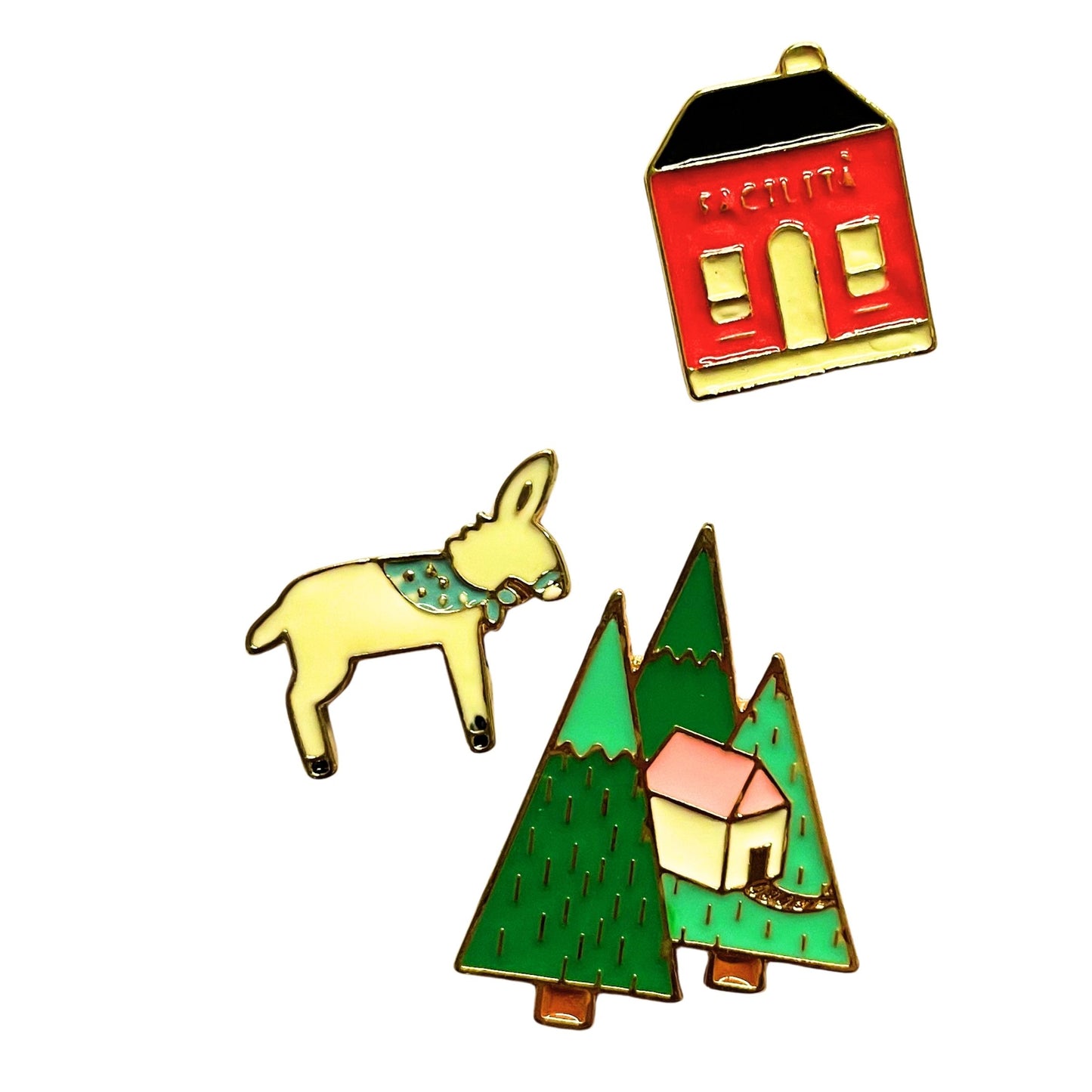 Enamel Pin Sets | Fun Pins Carded for Gifting