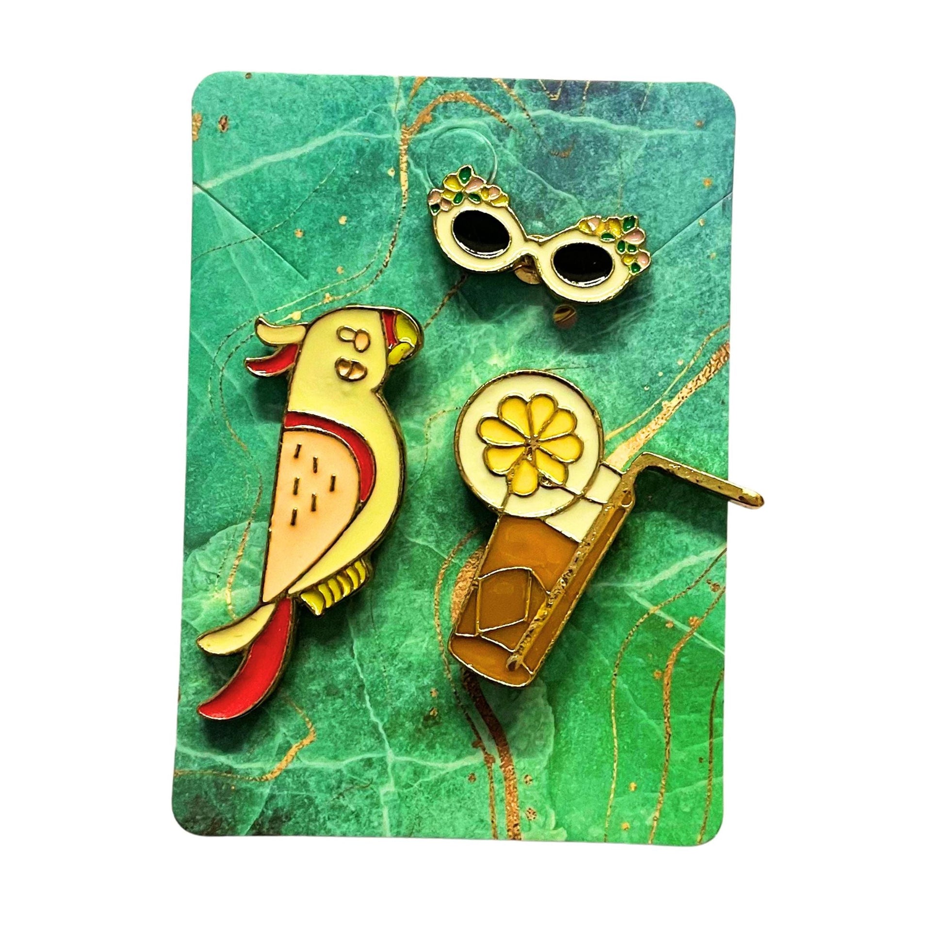 Enamel Pin Sets | Fun Pins Carded for Gifting
