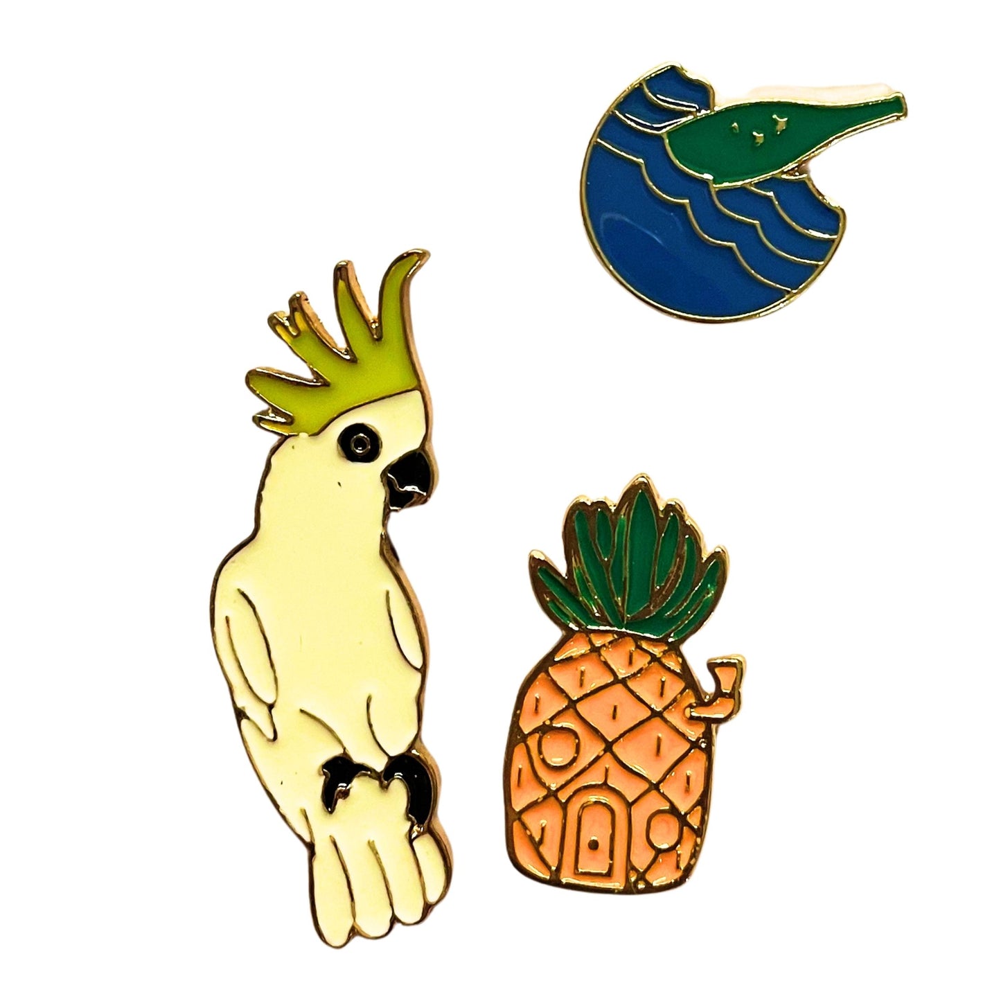 Enamel Pin Sets | Fun Pins Carded for Gifting