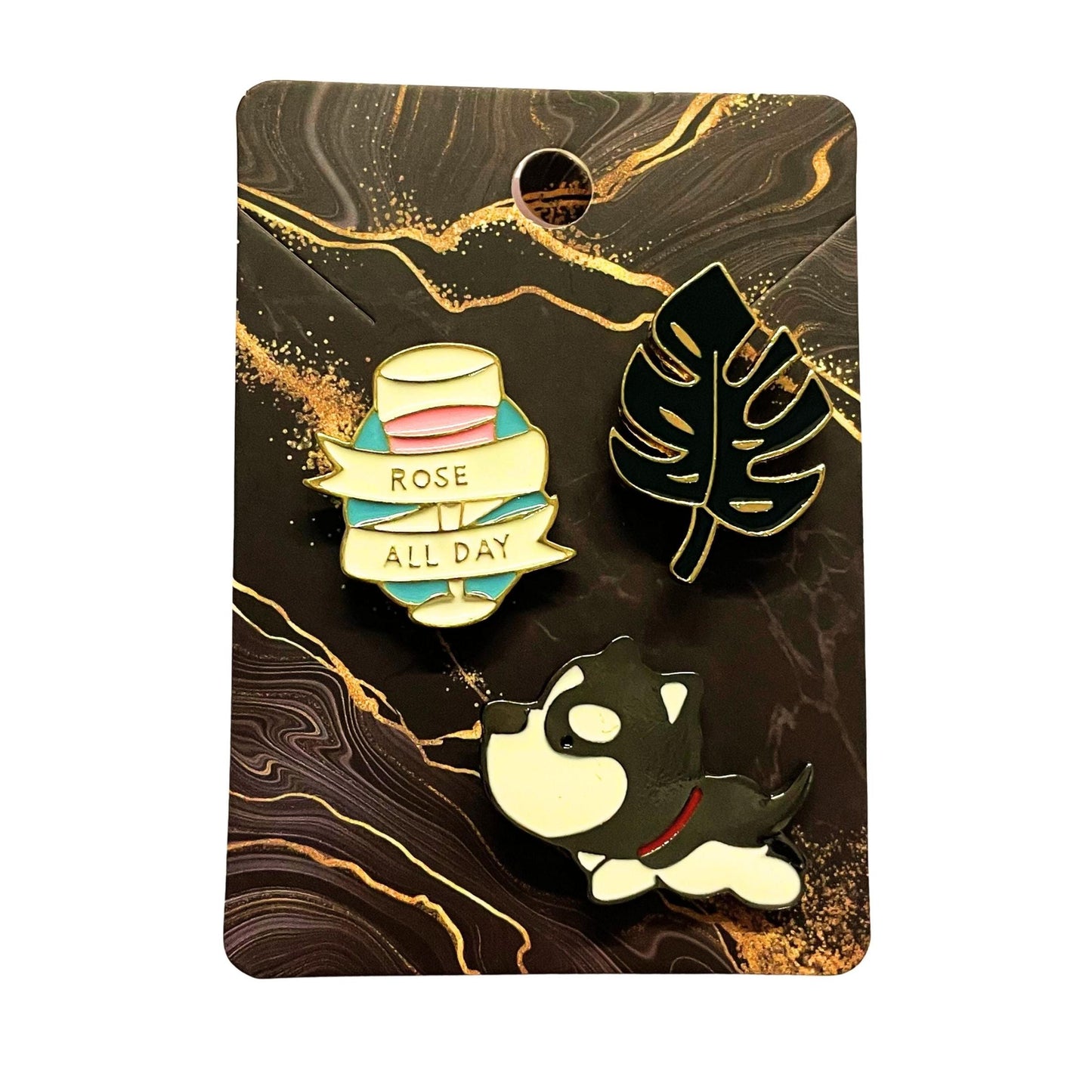 Enamel Pin Sets | Fun Pins Carded for Gifting
