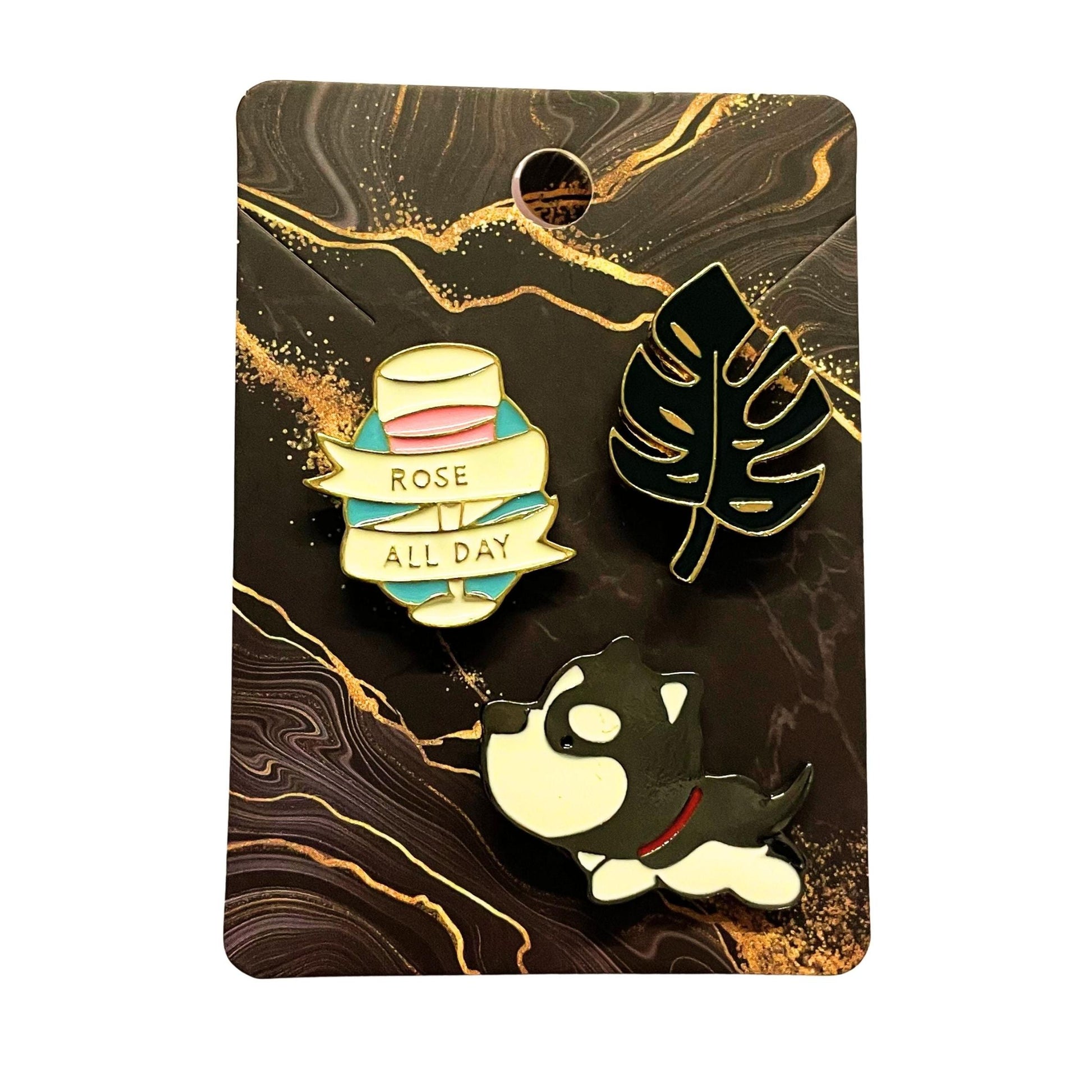 Enamel Pin Sets | Fun Pins Carded for Gifting