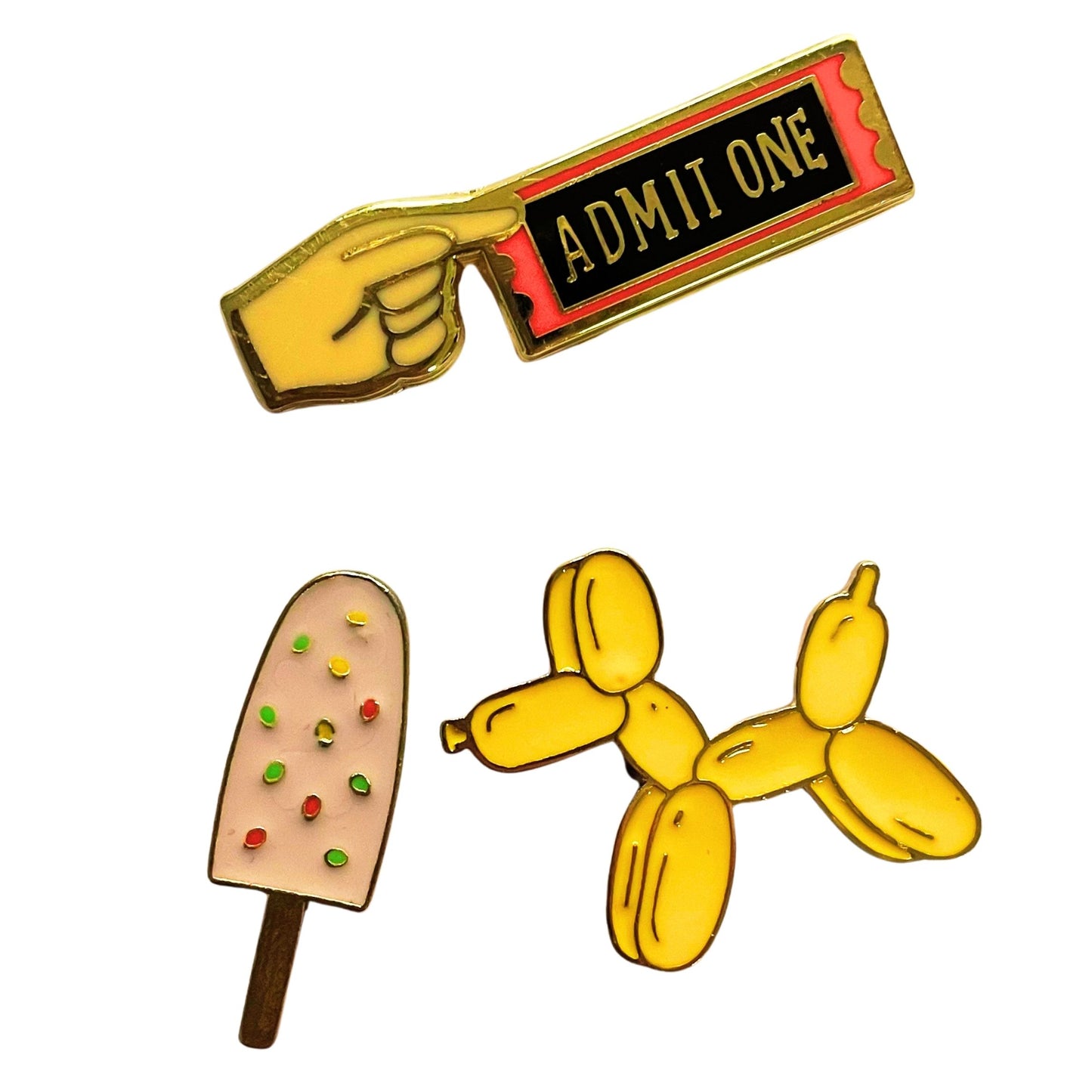 Enamel Pin Sets | Fun Pins Carded for Gifting