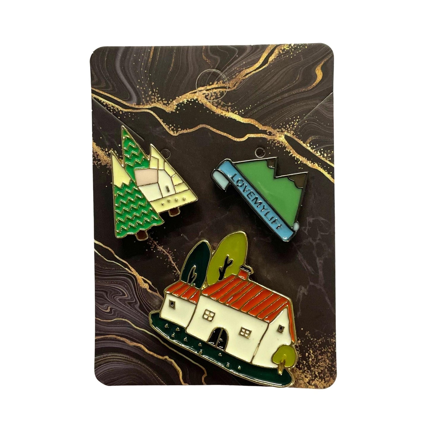 Enamel Pin Sets | Fun Pins Carded for Gifting