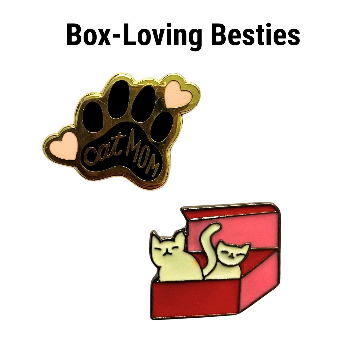 Enamel Pin Sets | Fun Pins Carded for Gifting