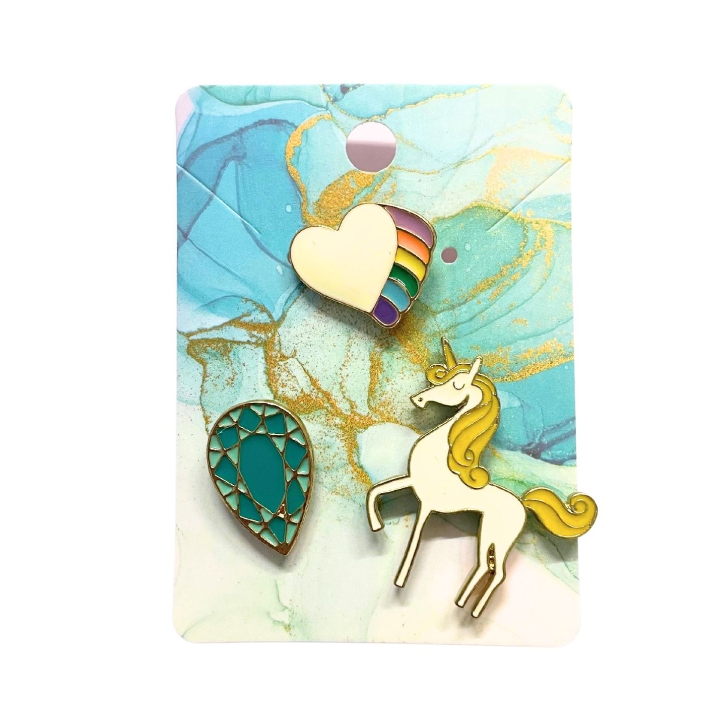 Enamel Pin Sets | Fun Pins Carded for Gifting