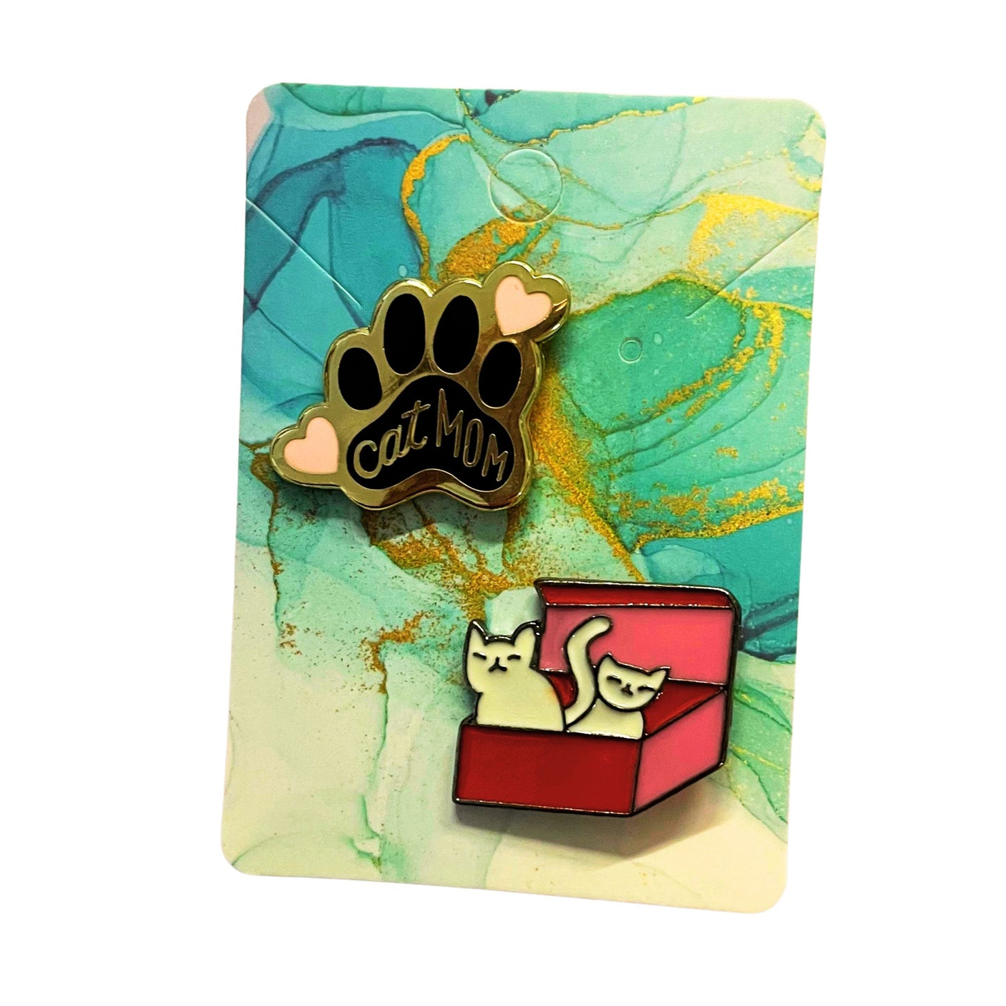 Enamel Pin Sets | Fun Pins Carded for Gifting