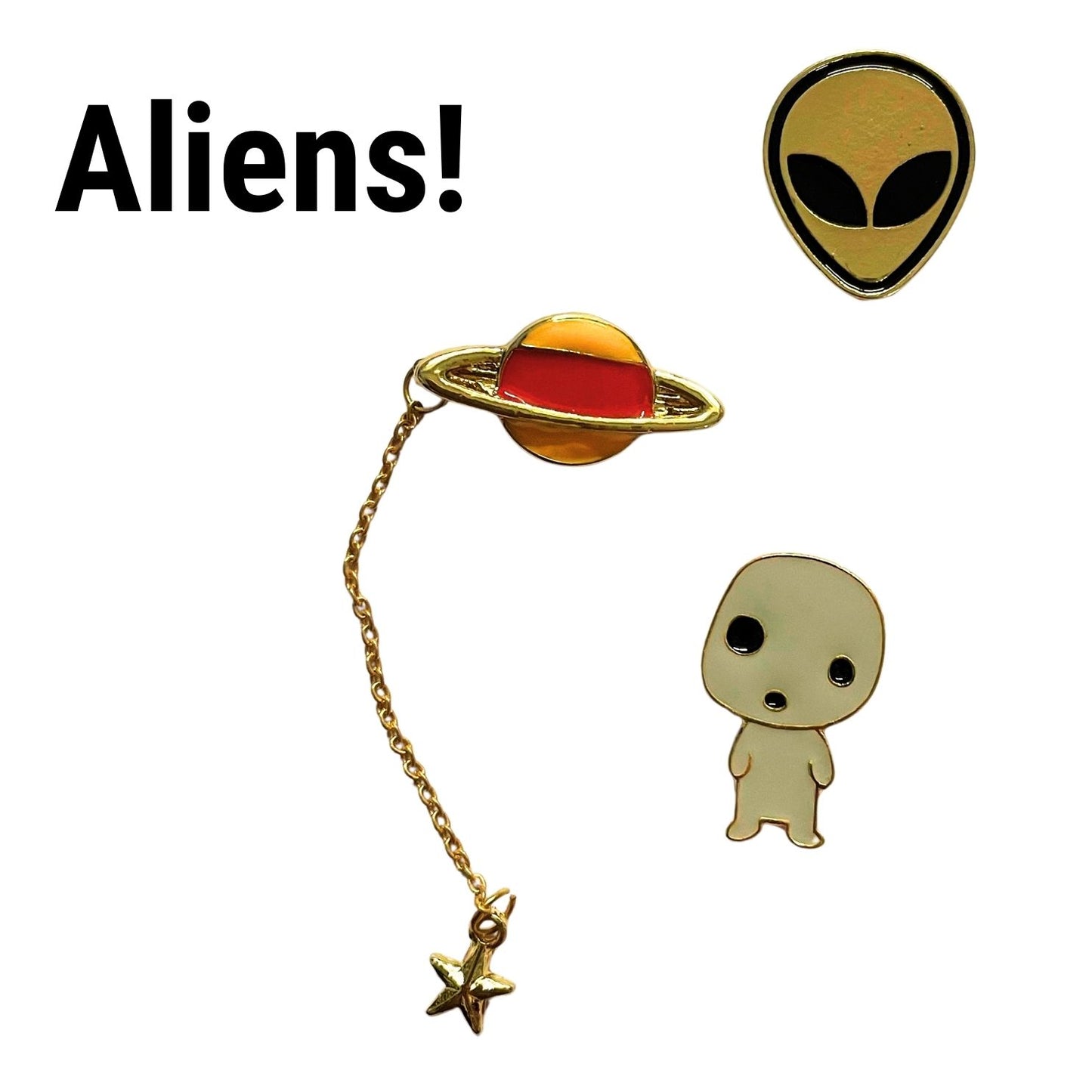 Enamel Pin Sets | Fun Pins Carded for Gifting