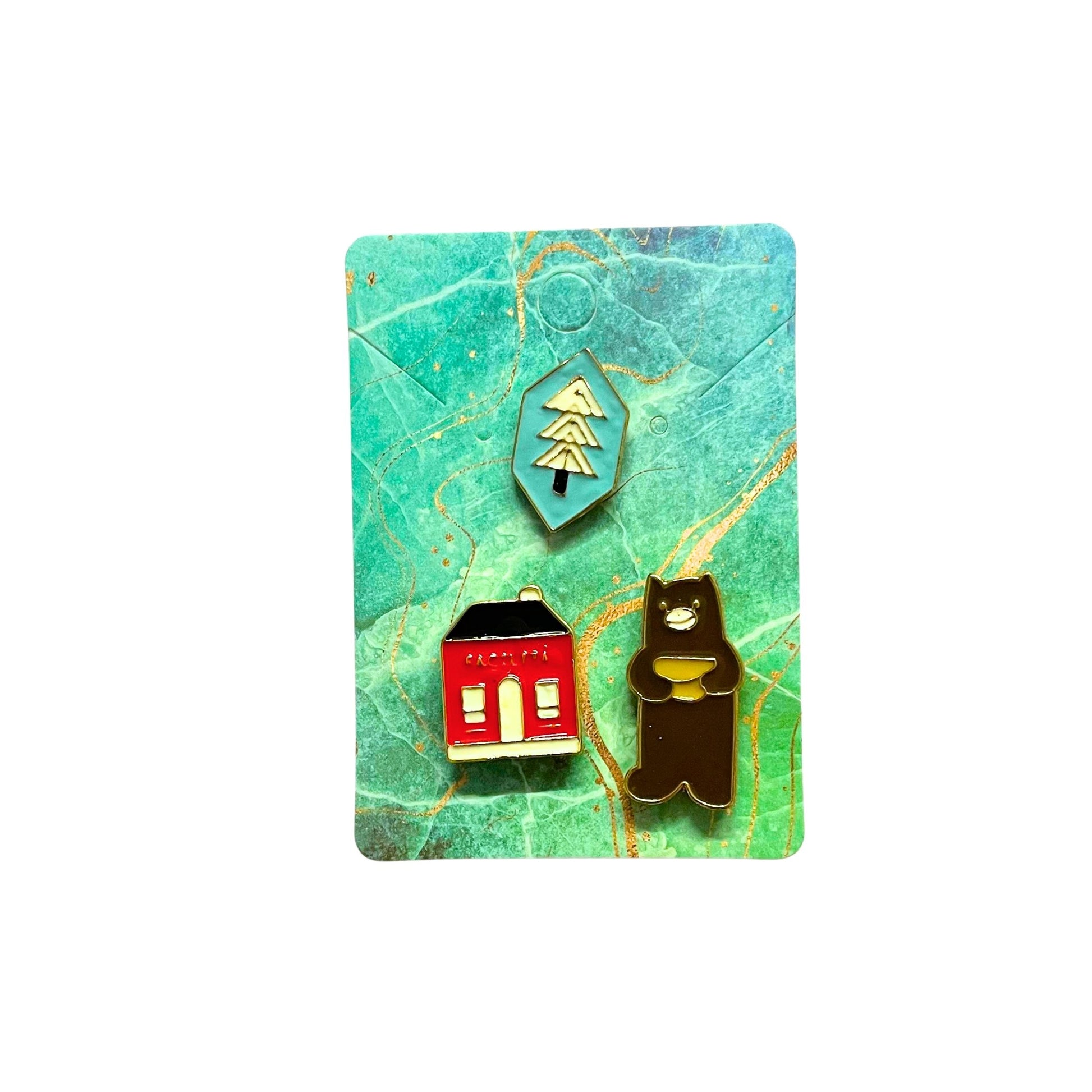 Enamel Pin Sets | Fun Pins Carded for Gifting