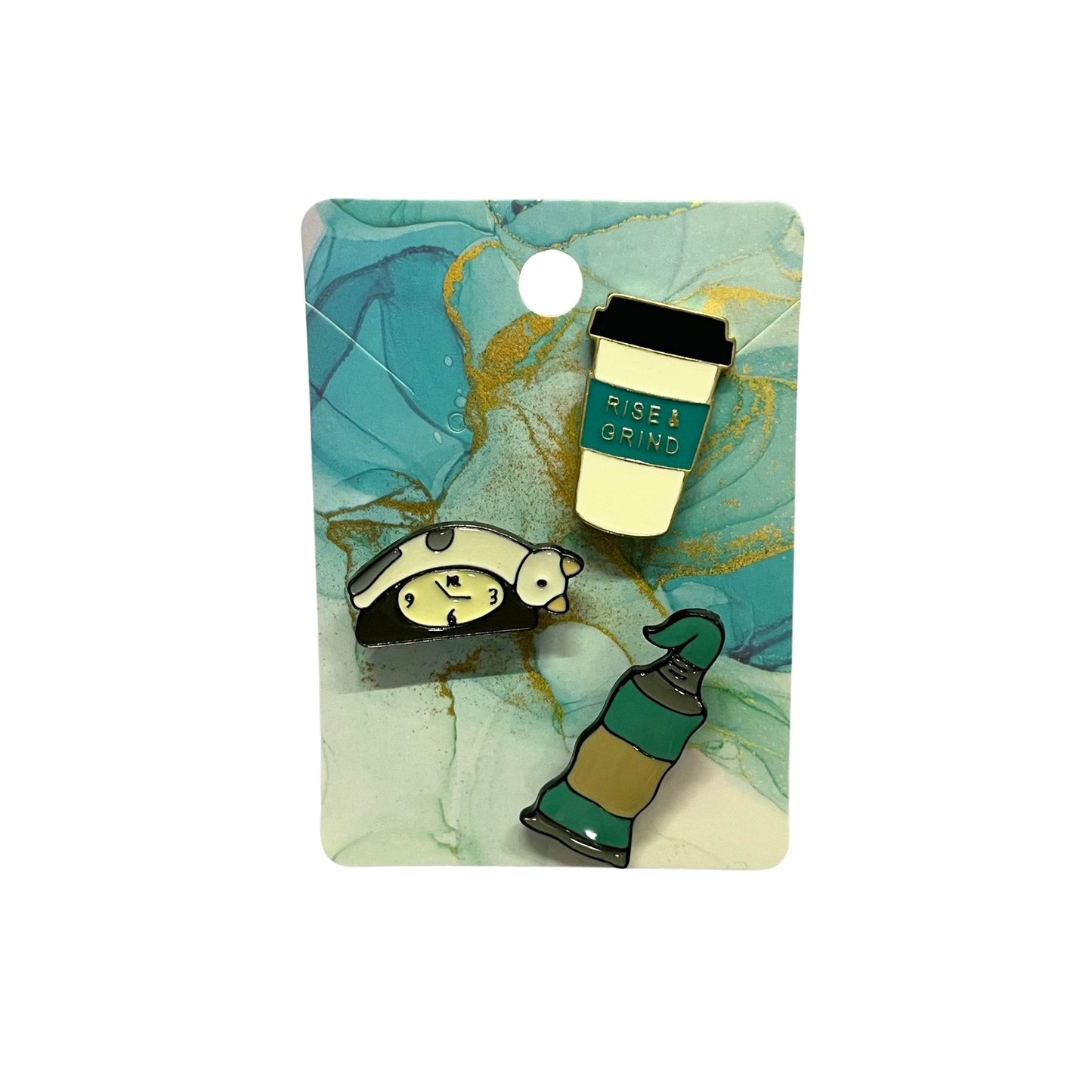 Enamel Pin Sets | Fun Pins Carded for Gifting