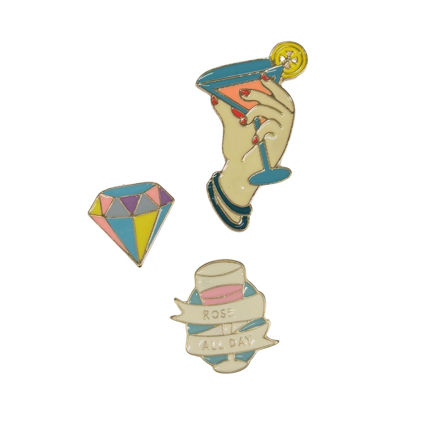 Enamel Pin Sets | Fun Pins Carded for Gifting