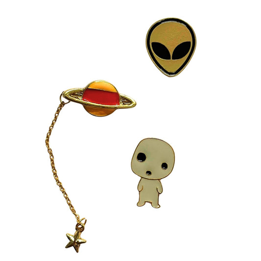 Enamel Pin Sets | Fun Pins Carded for Gifting