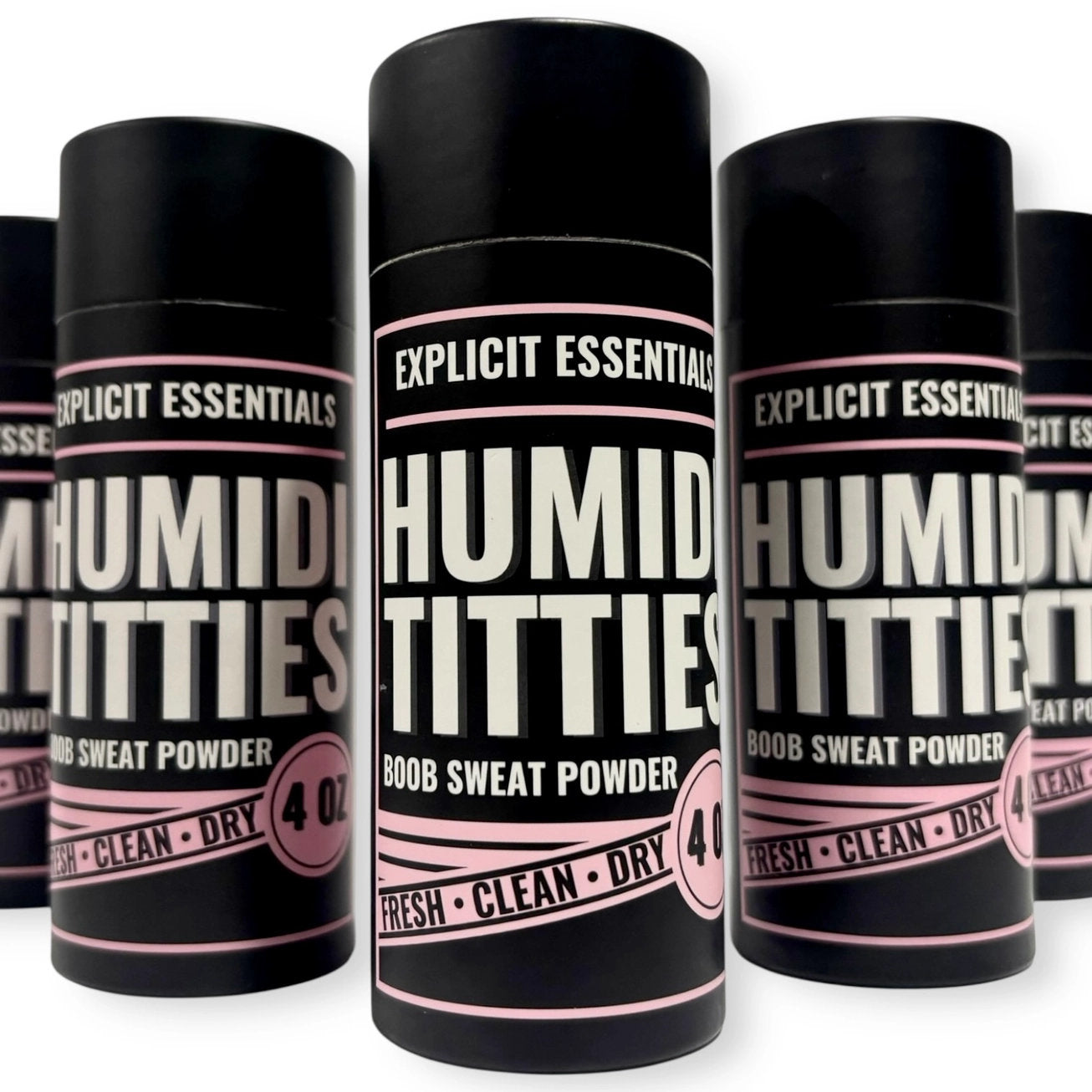 Explicit Essentials Humidititties Boob Sweat Powder in Cool Lavender Scent