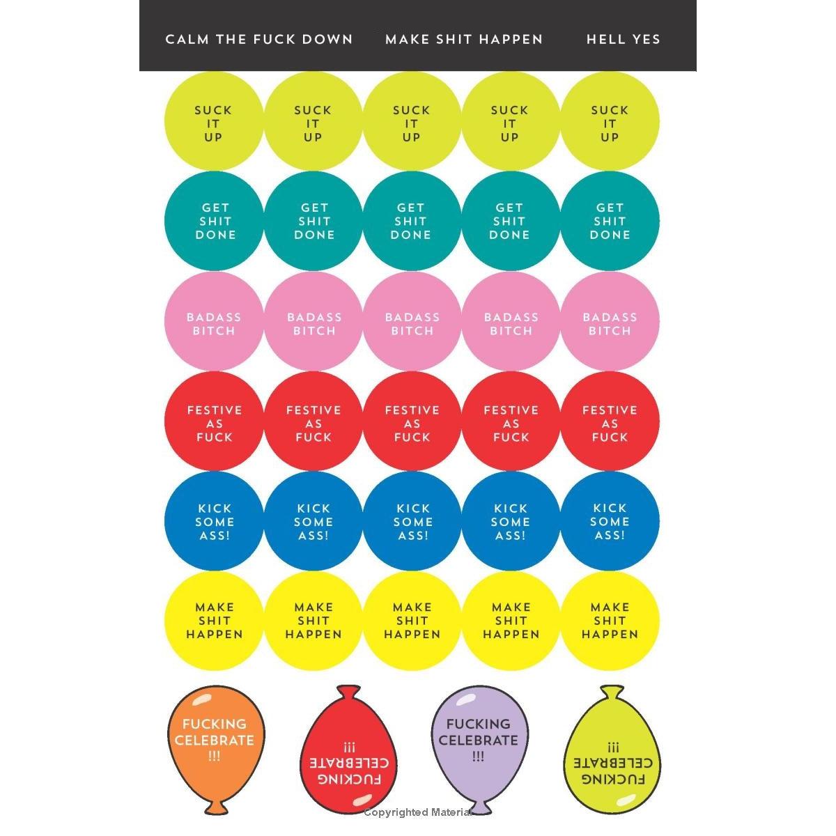 F-cking Planner Stickers | 500+ Funny Adult Swear Word Stickers for Planners, Journals & Scrapbooks