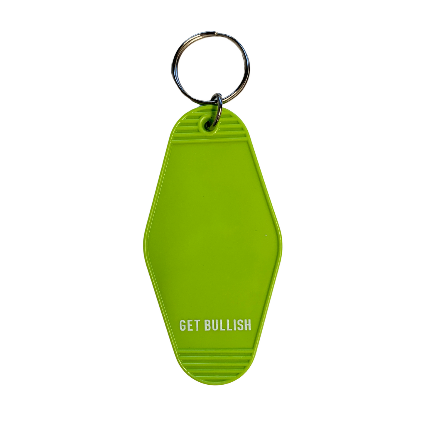 FBI Female Brat Initiative Motel Style Keychain in Green